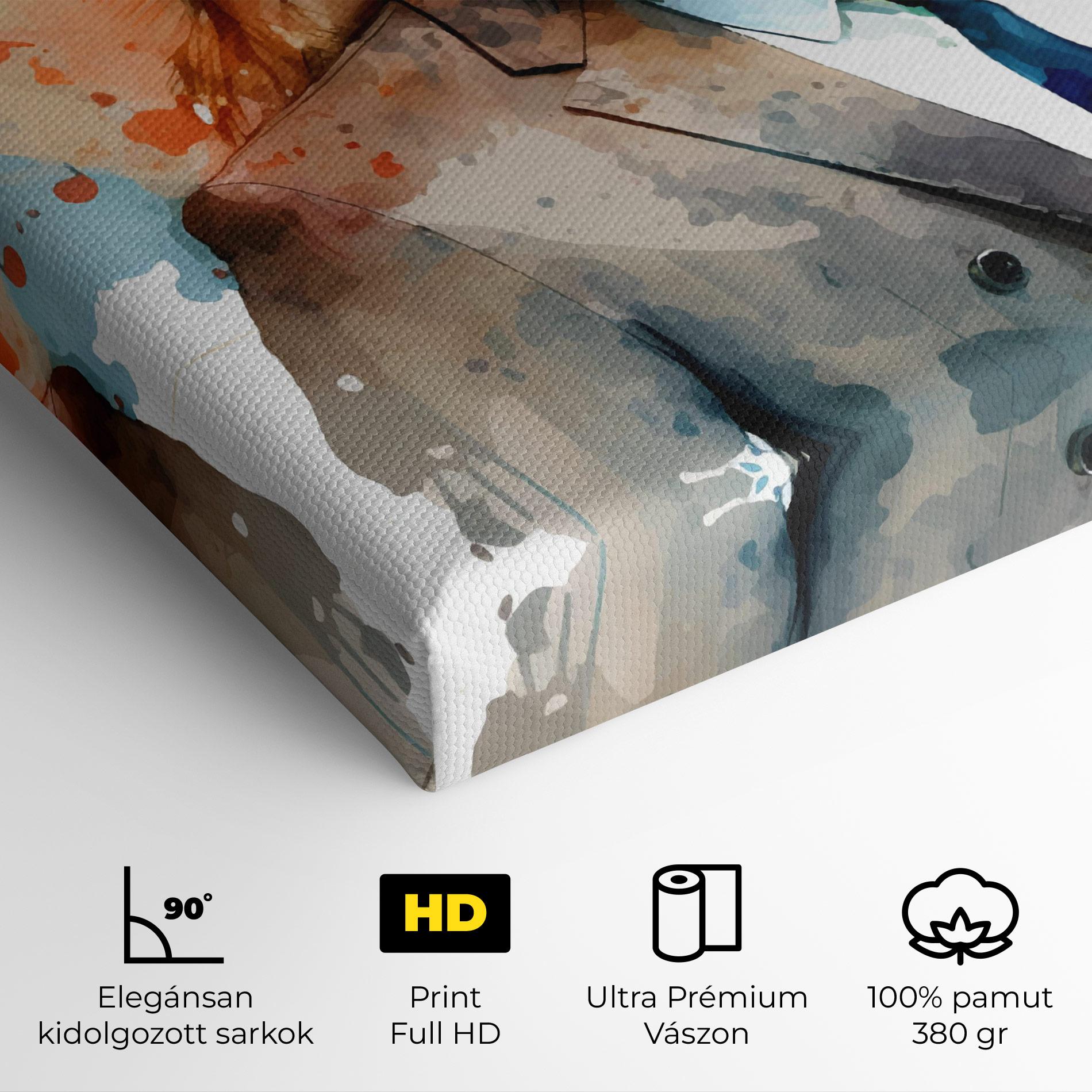 Vászonkép Brown Suit Lion mockup 4