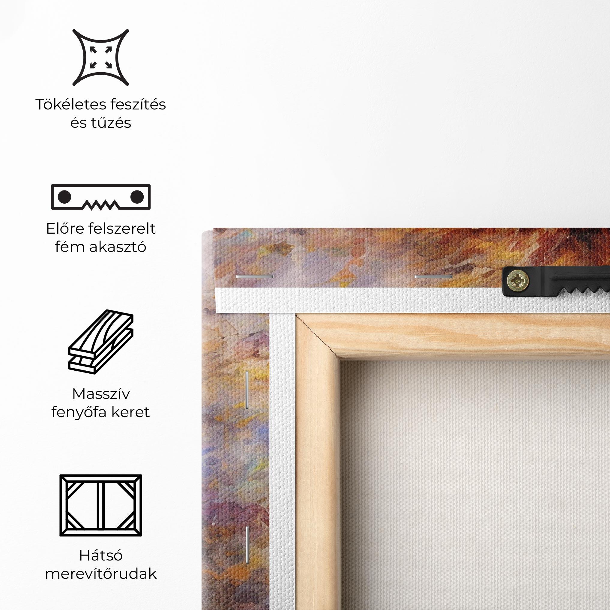 Vászonkép Abstract Lion Head mockup 5