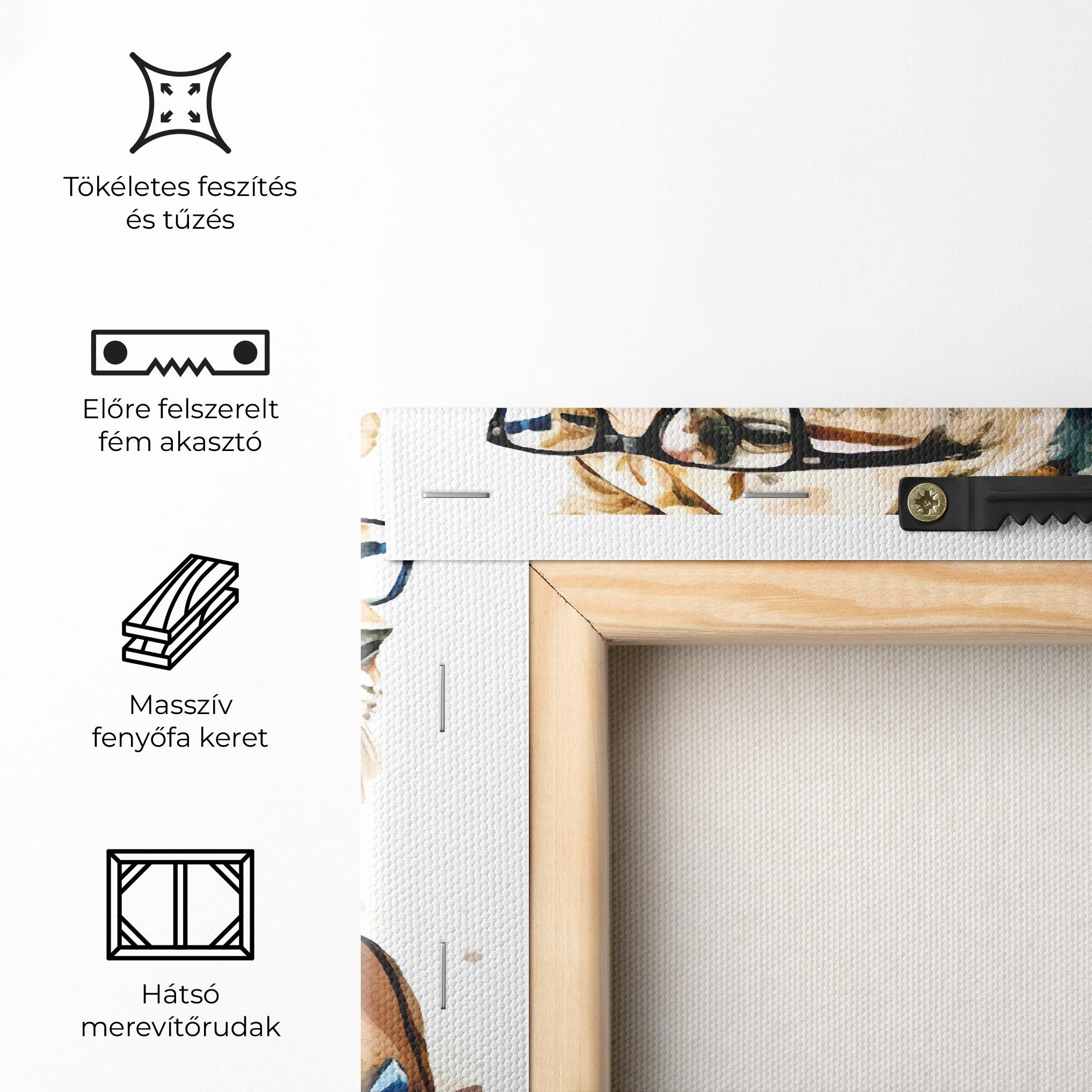 Vászonkép Brown Suit Lion mockup 5