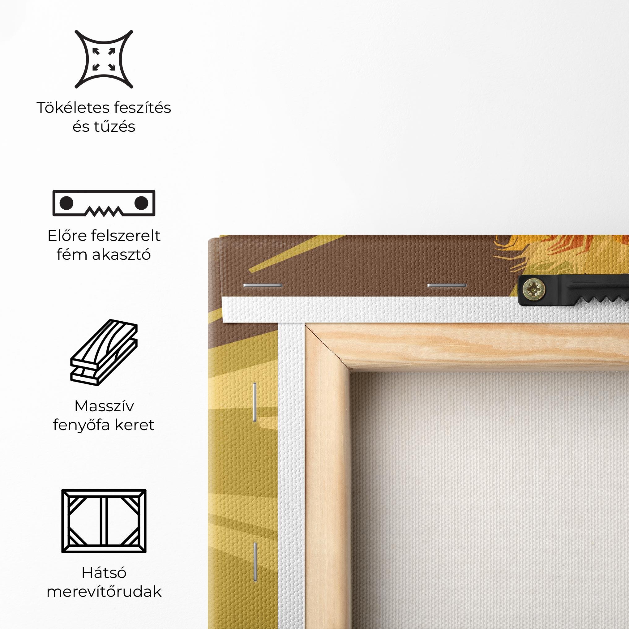 Vászonkép Lion Art mockup 5