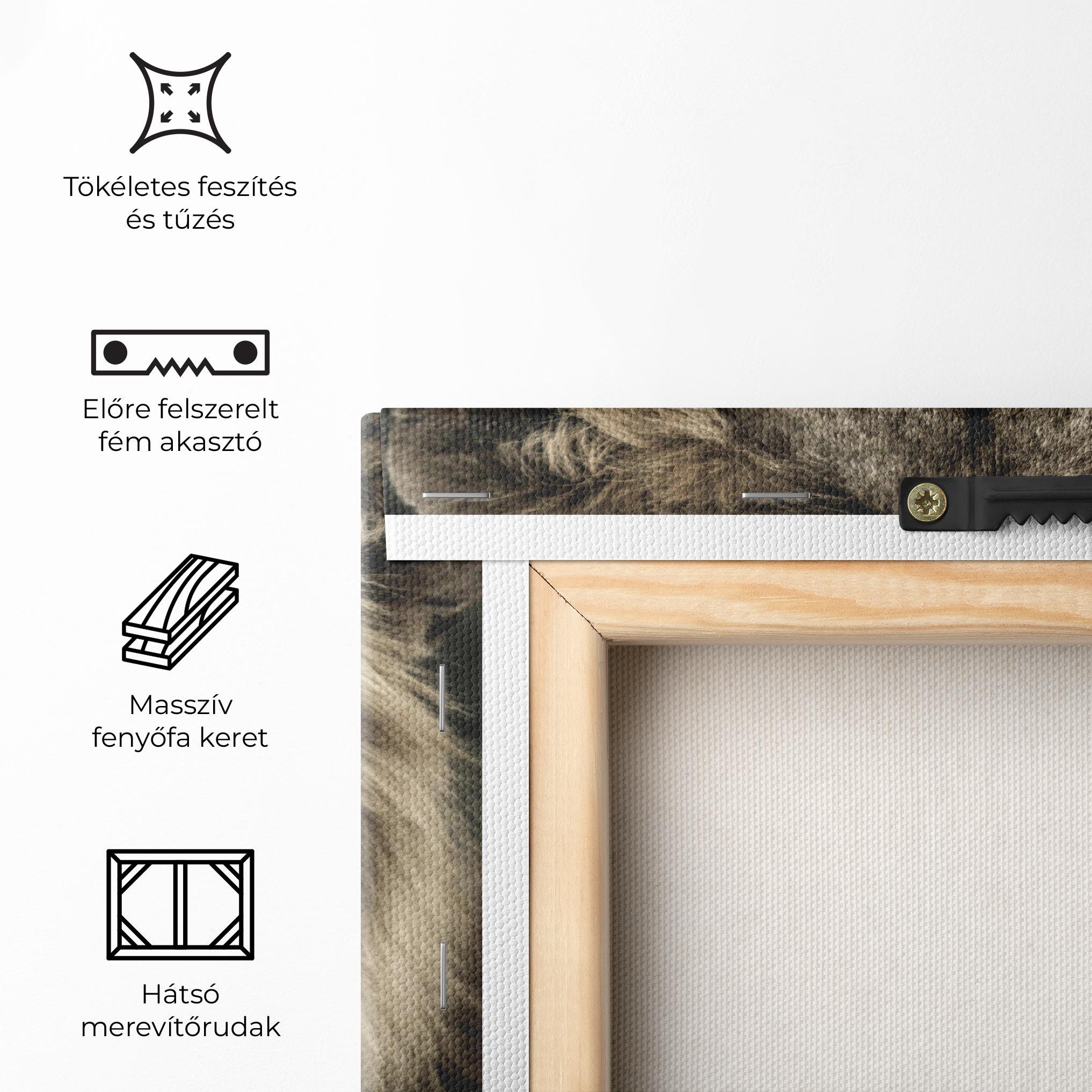 Vászonkép Lion Close Up mockup 5