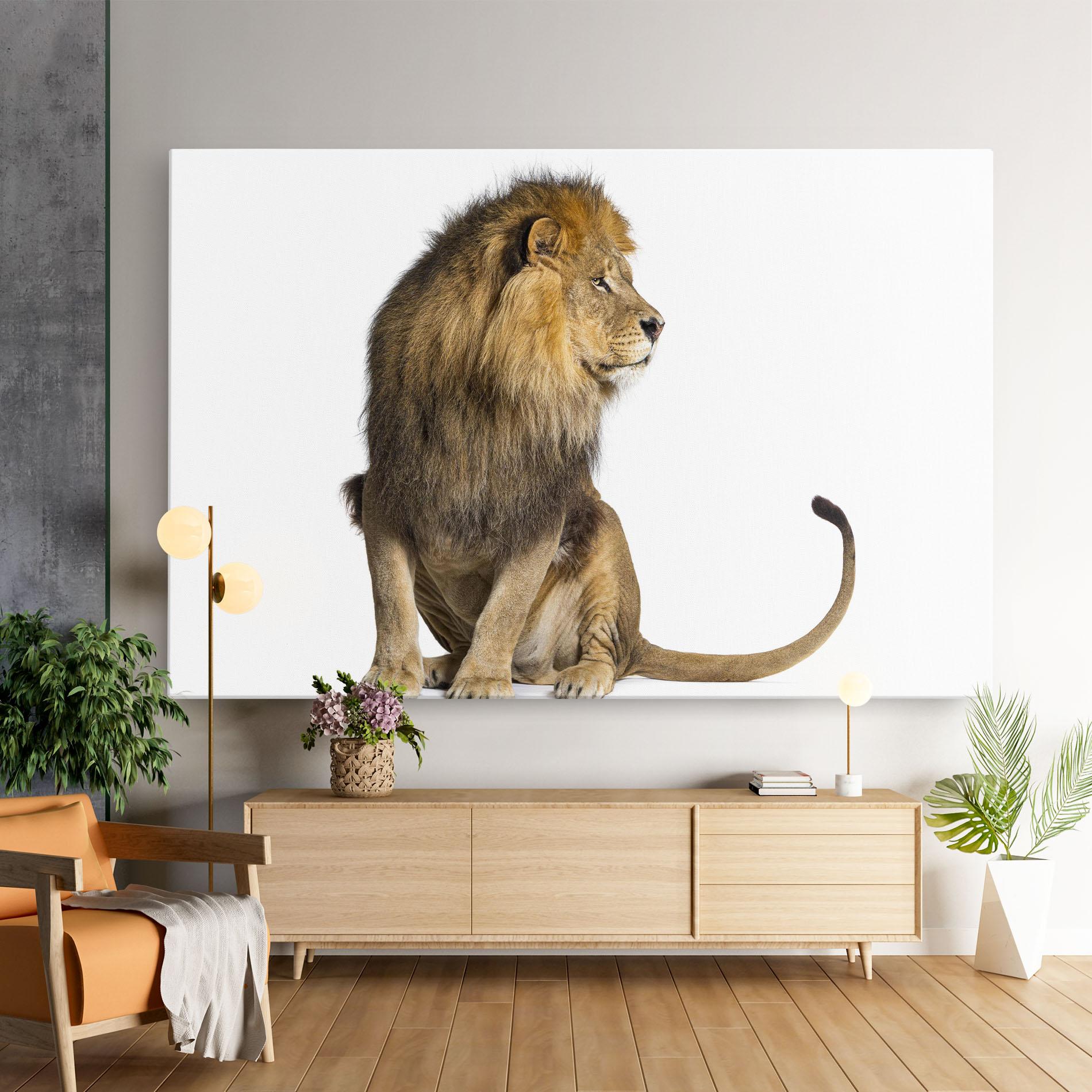 Vászonkép Big Lion mockup 9