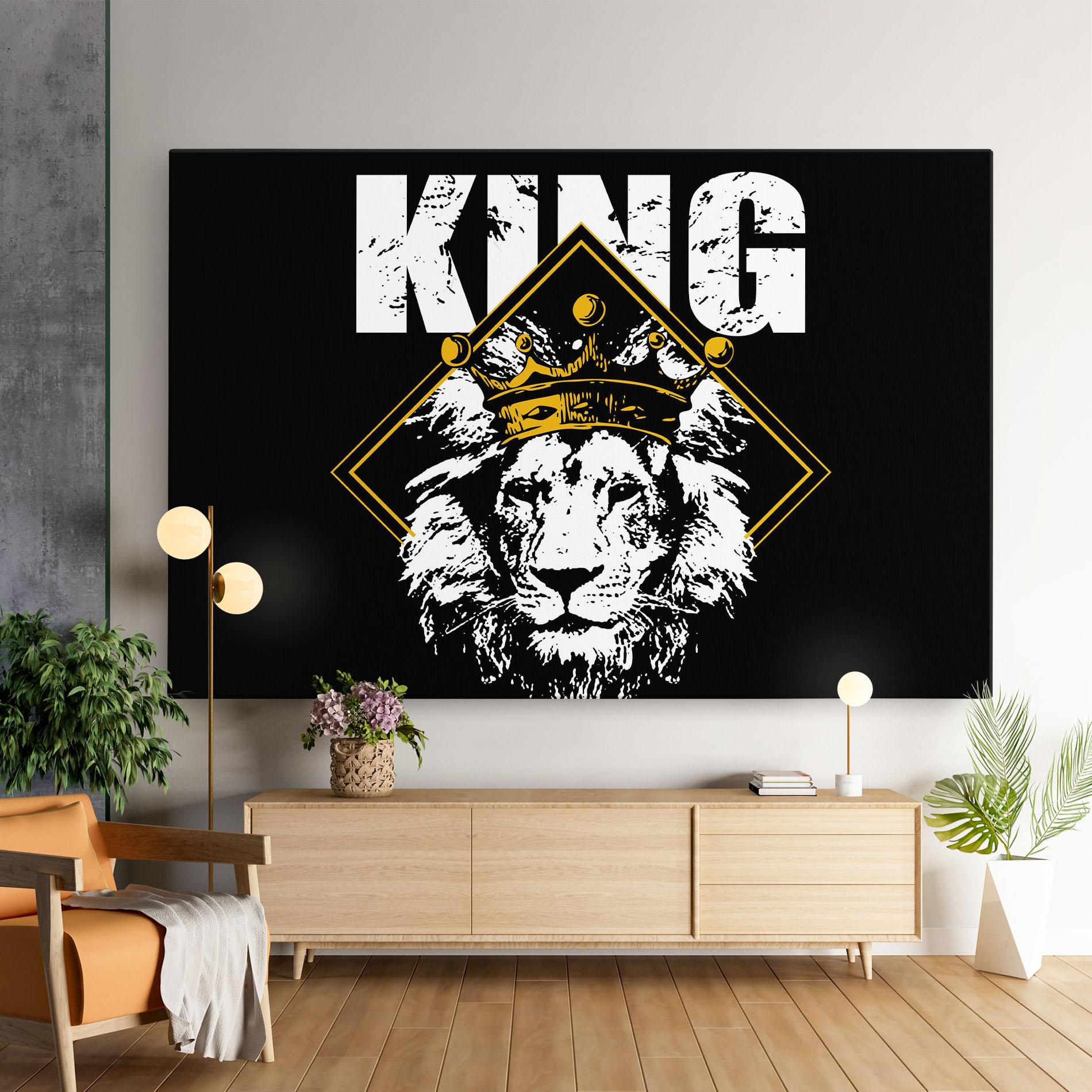 Vászonkép Jungle King mockup 9