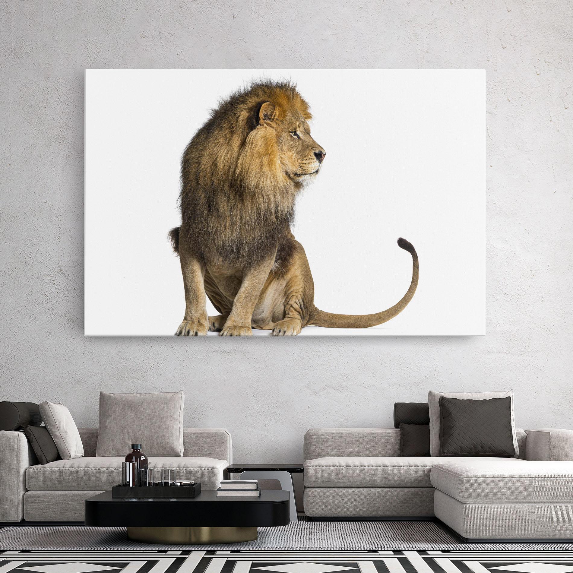 Vászonkép Big Lion mockup 2