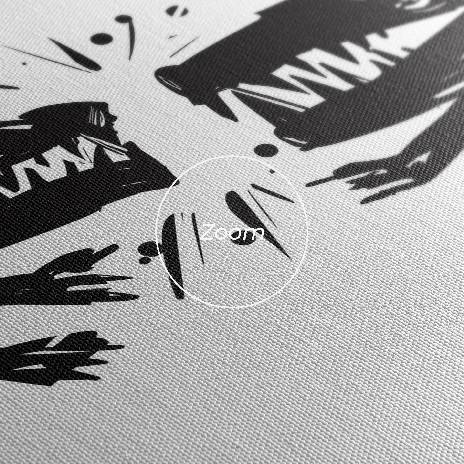 Vászonkép Black Wolves mockup 3