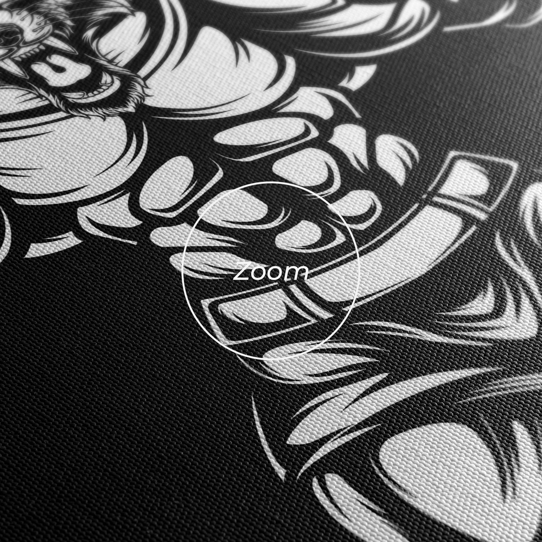 Vászonkép Work Out Wolf mockup 3