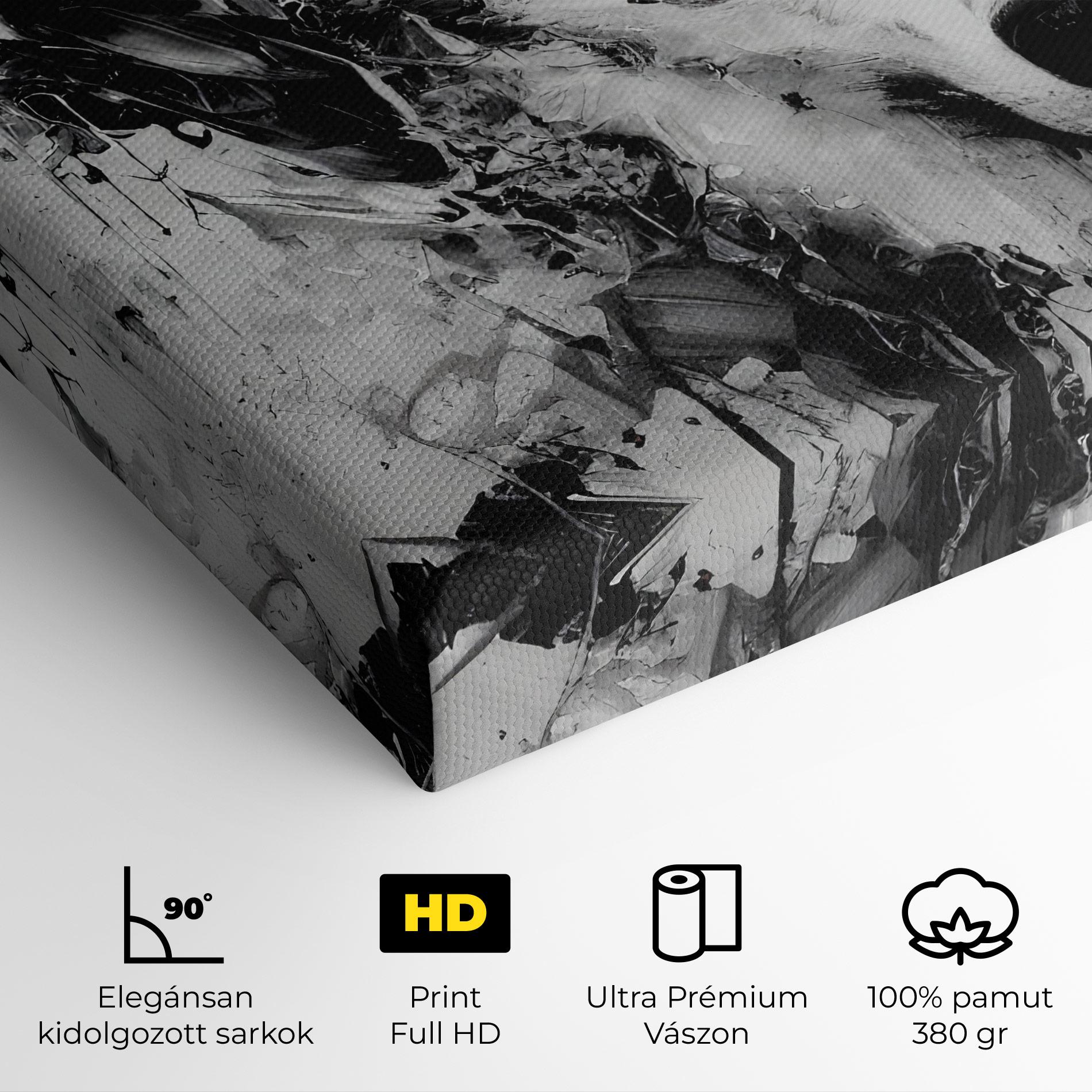 Vászonkép Grey Wolf Portrait mockup 4