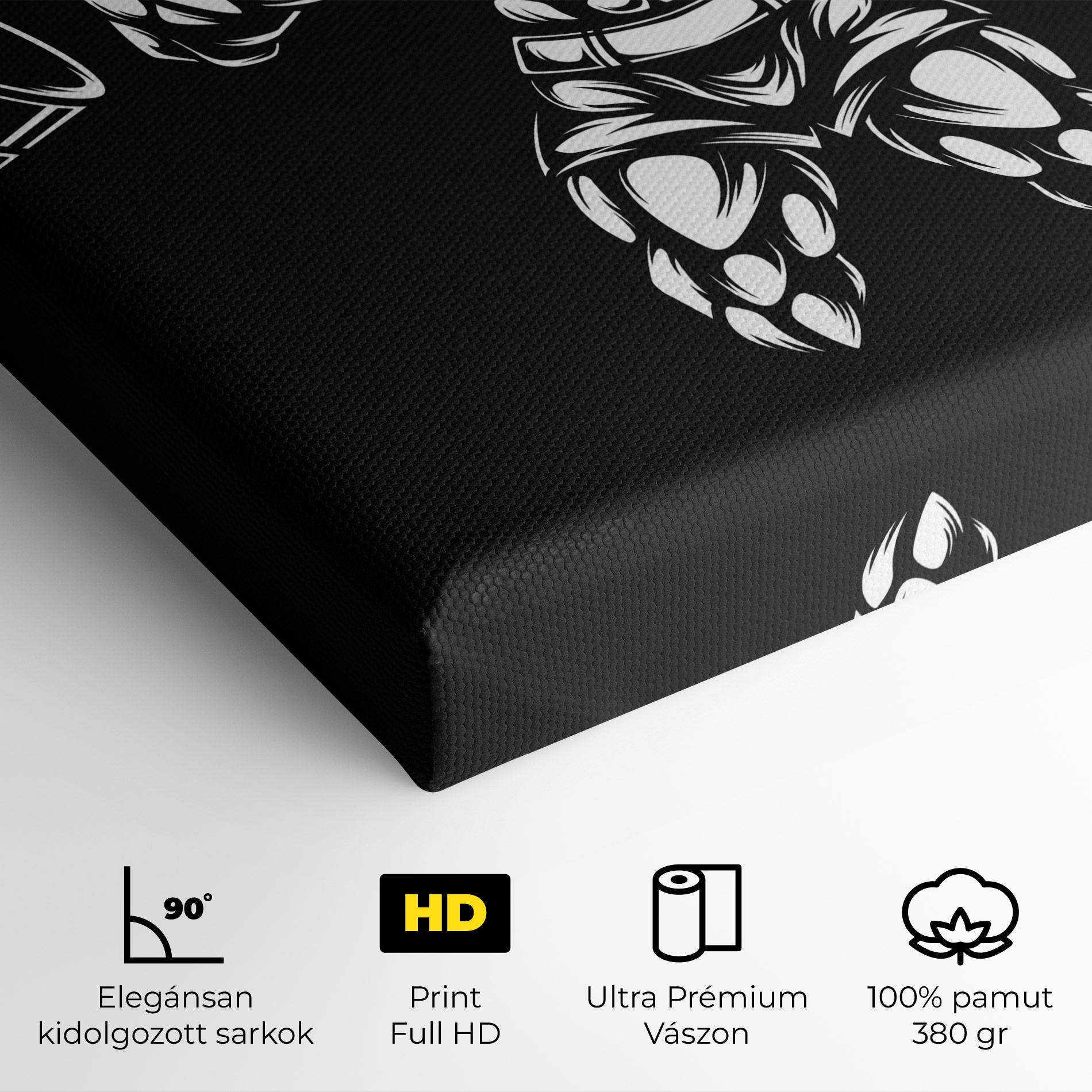 Vászonkép Work Out Wolf mockup 4