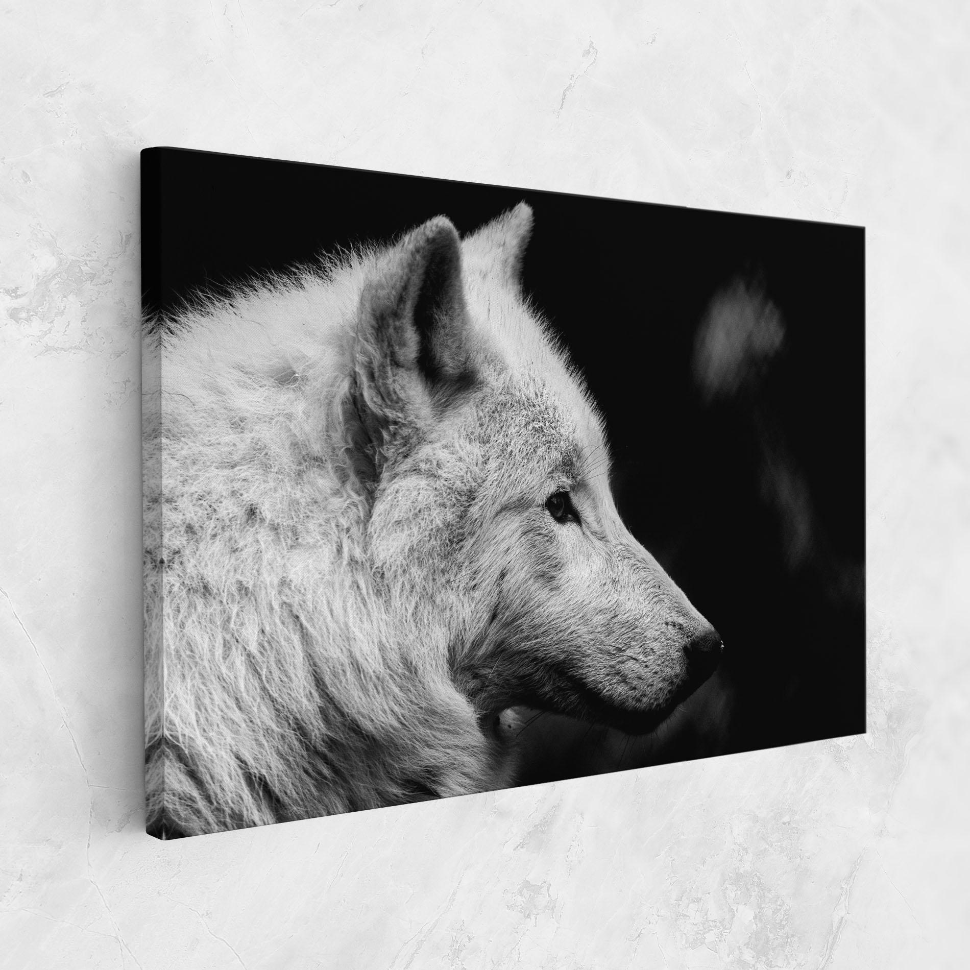 Vászonkép Grey Wolf mockup 1
