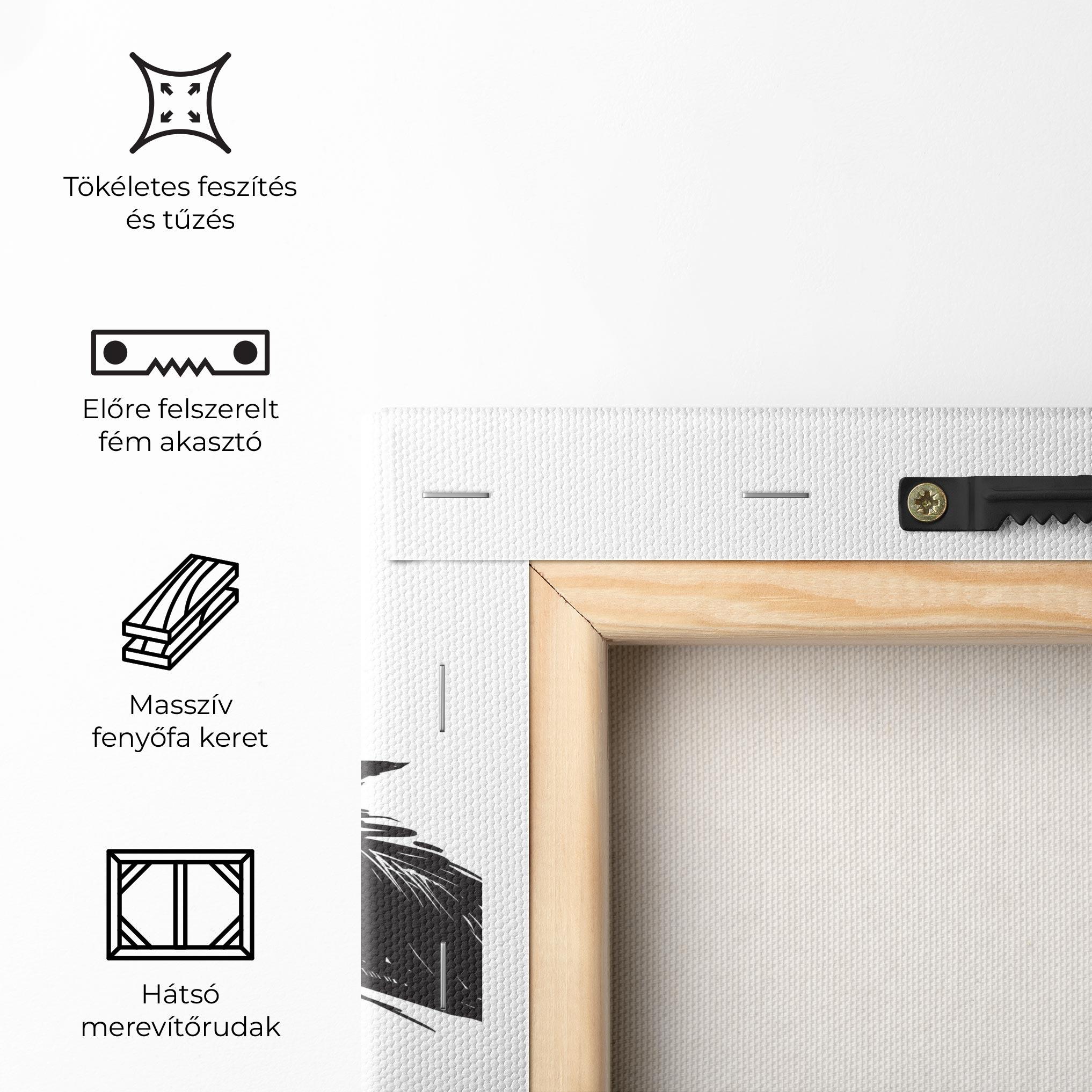 Vászonkép Black Wolves mockup 5