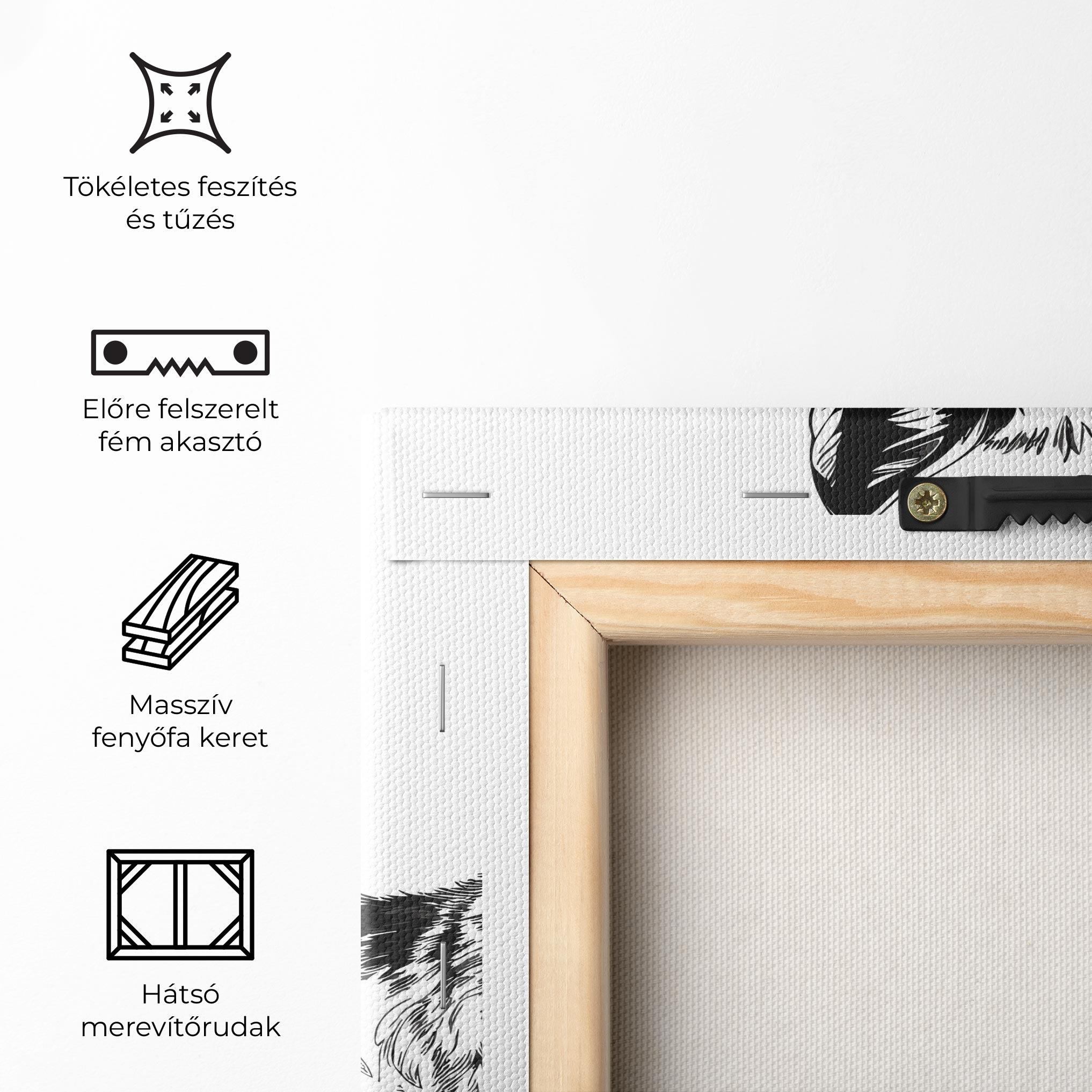 Vászonkép Wolves mockup 5