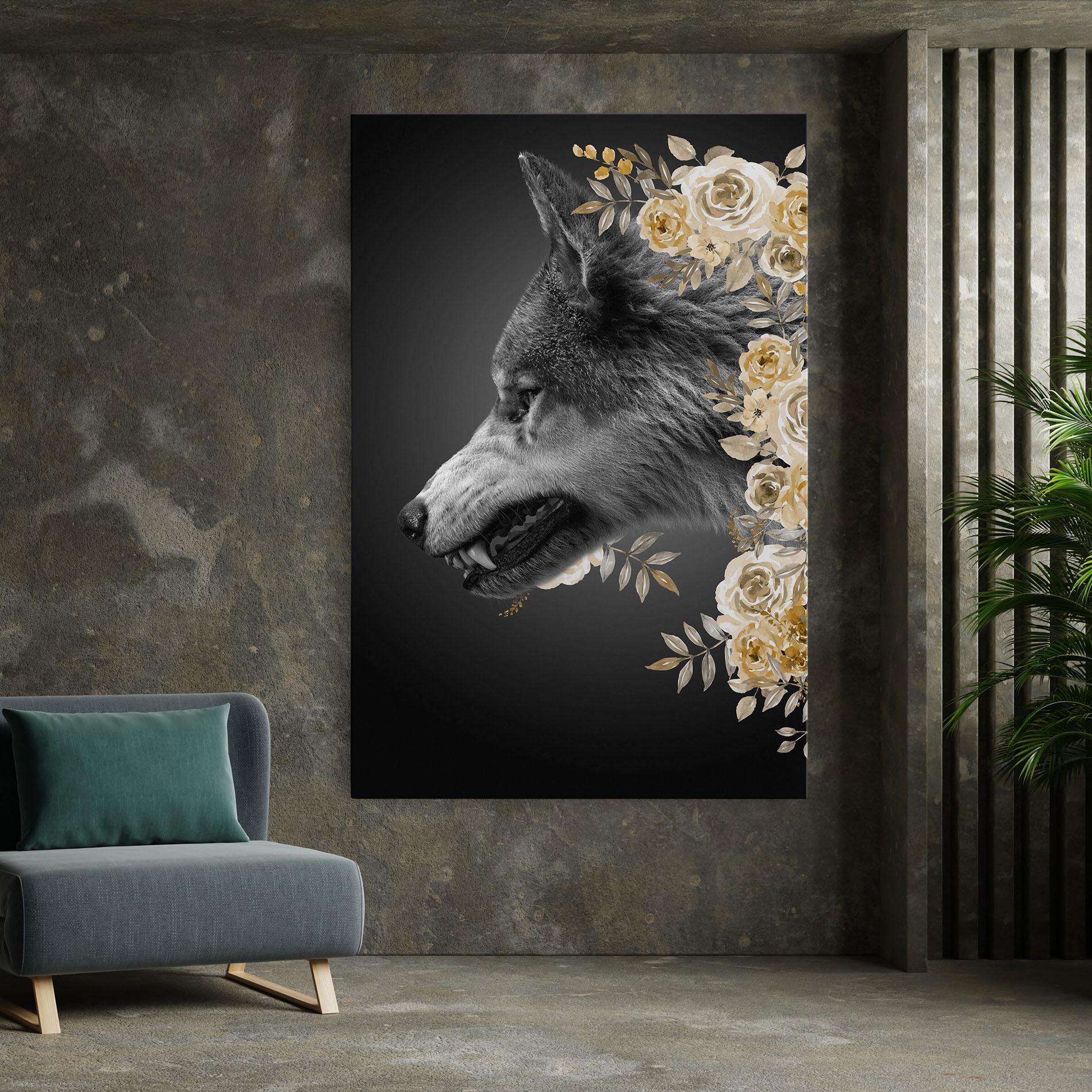 Vászonkép The Wolf In You mockup 7