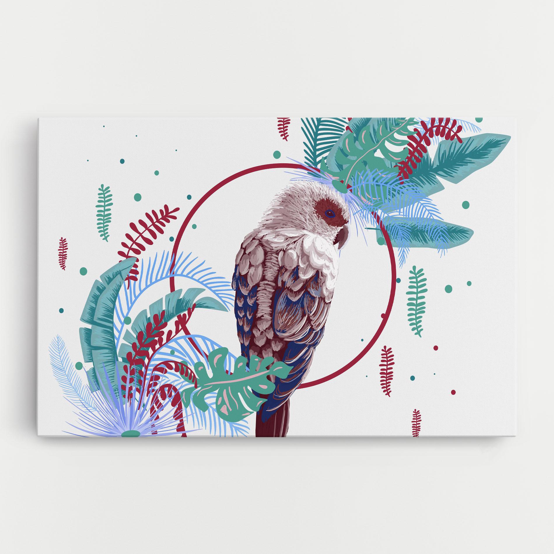 Vászonkép Bright Bird mockup 0