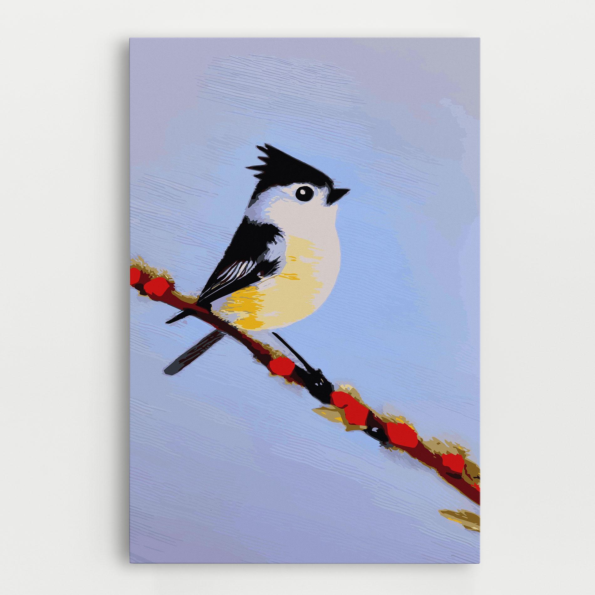 Vászonkép Bird Painting mockup 0