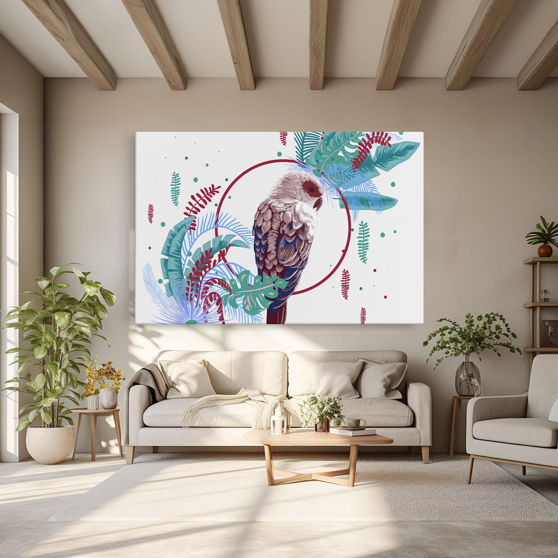 Vászonkép Bright Bird mockup 6