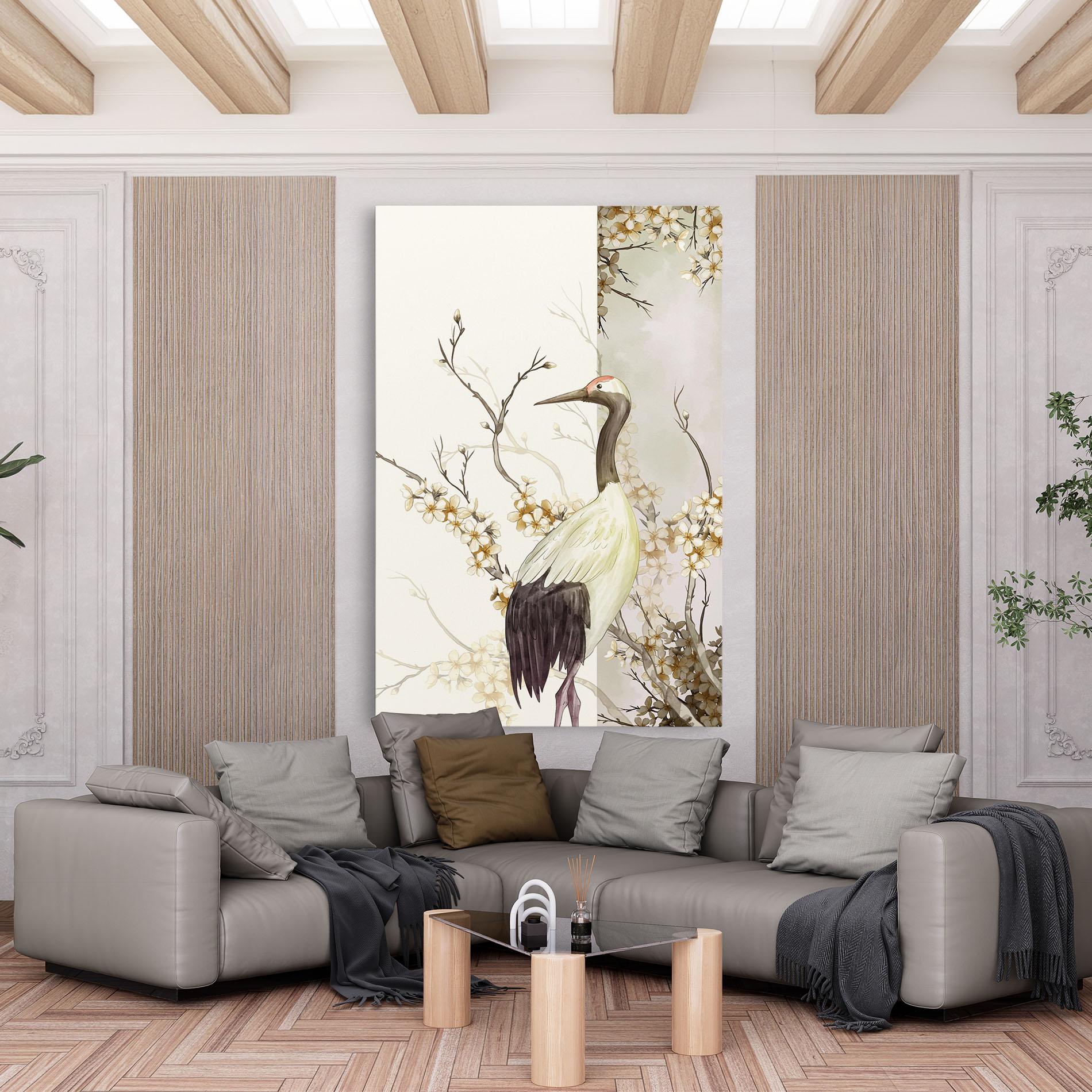 Vászonkép Asian Bird mockup 6