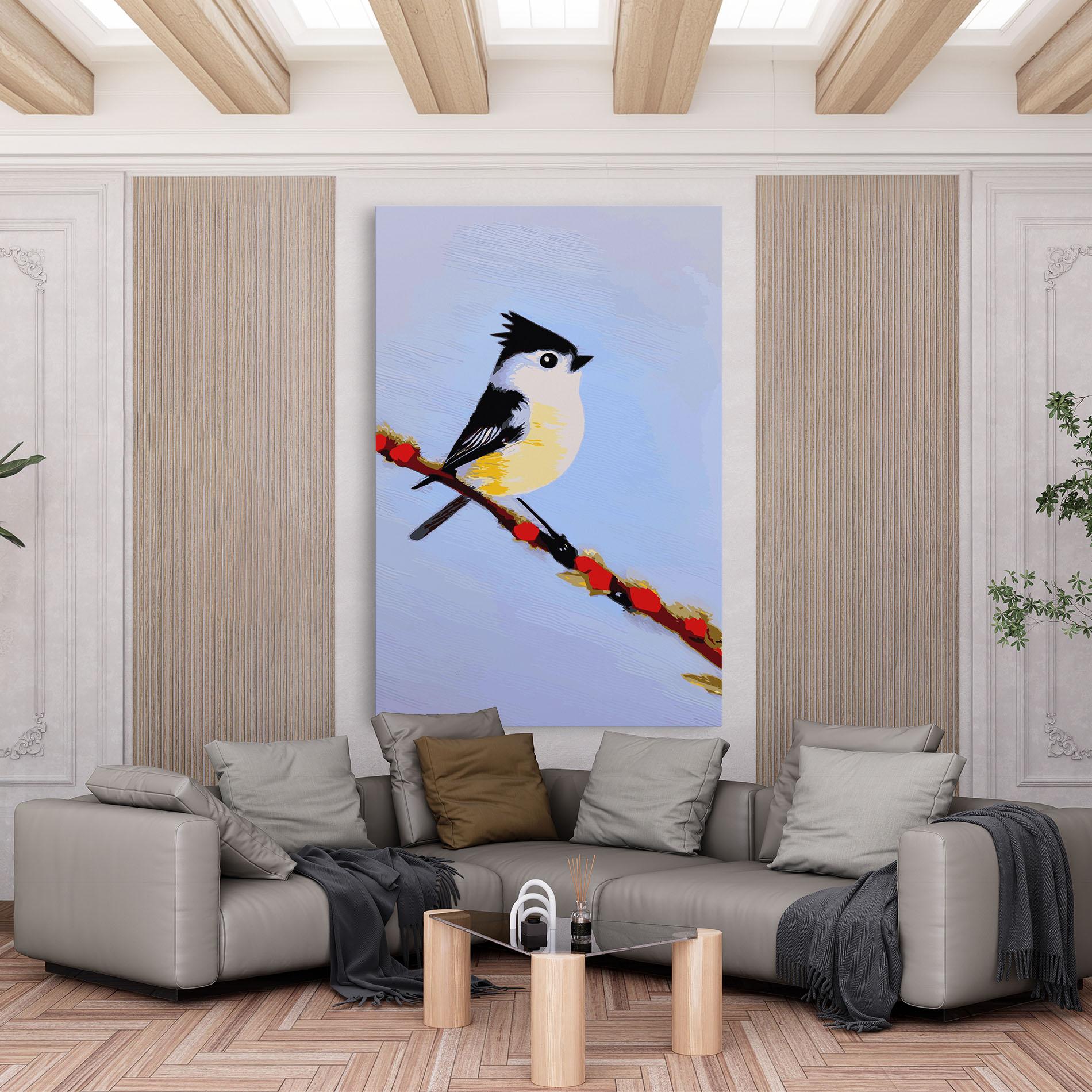 Vászonkép Bird Painting mockup 6