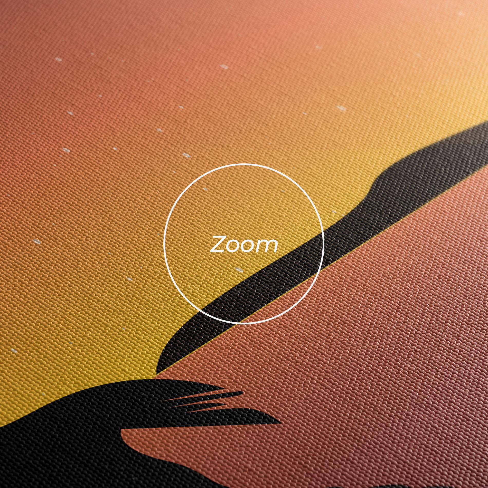 Vászonkép Birds Fishing mockup 3