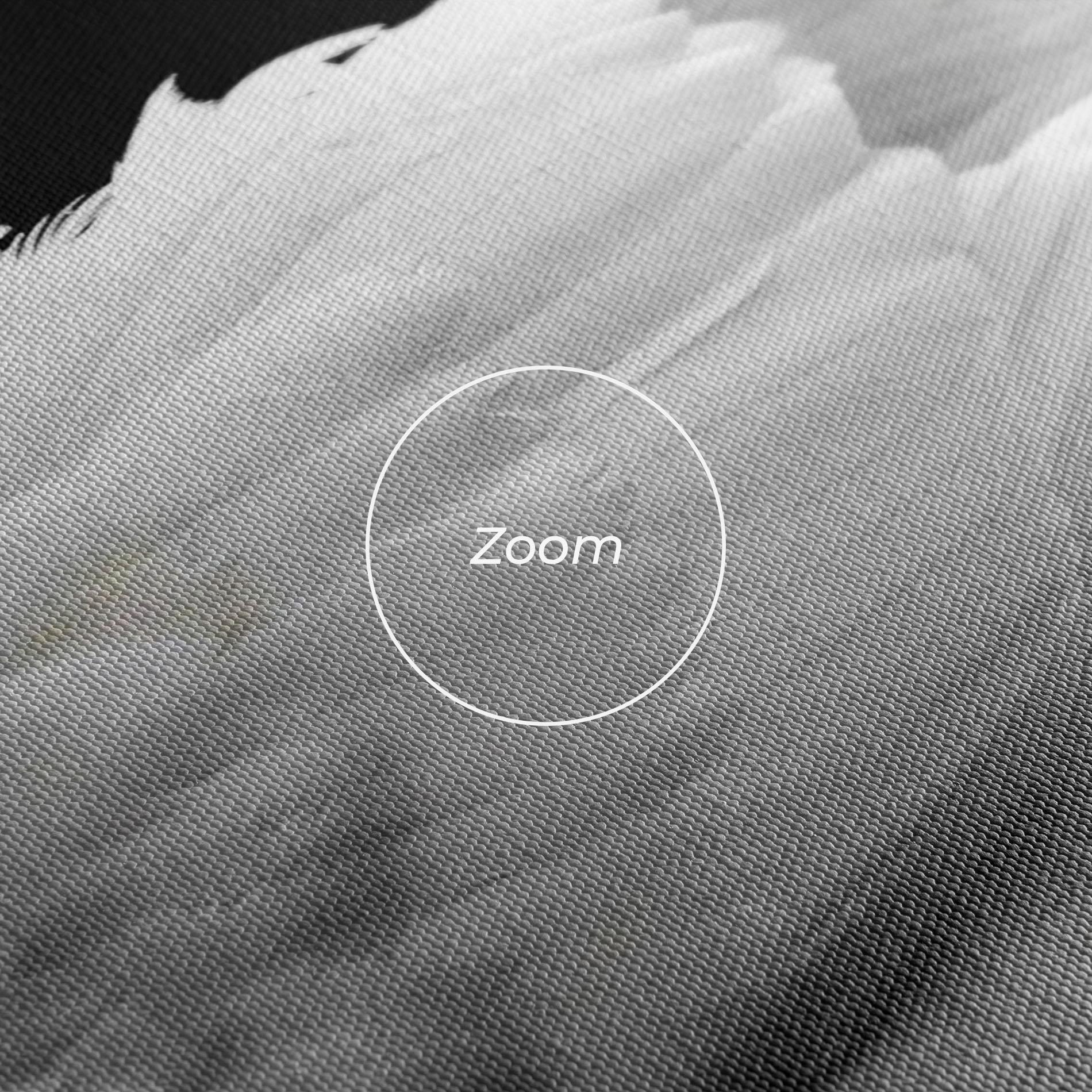 Vászonkép Black And White Swan mockup 3