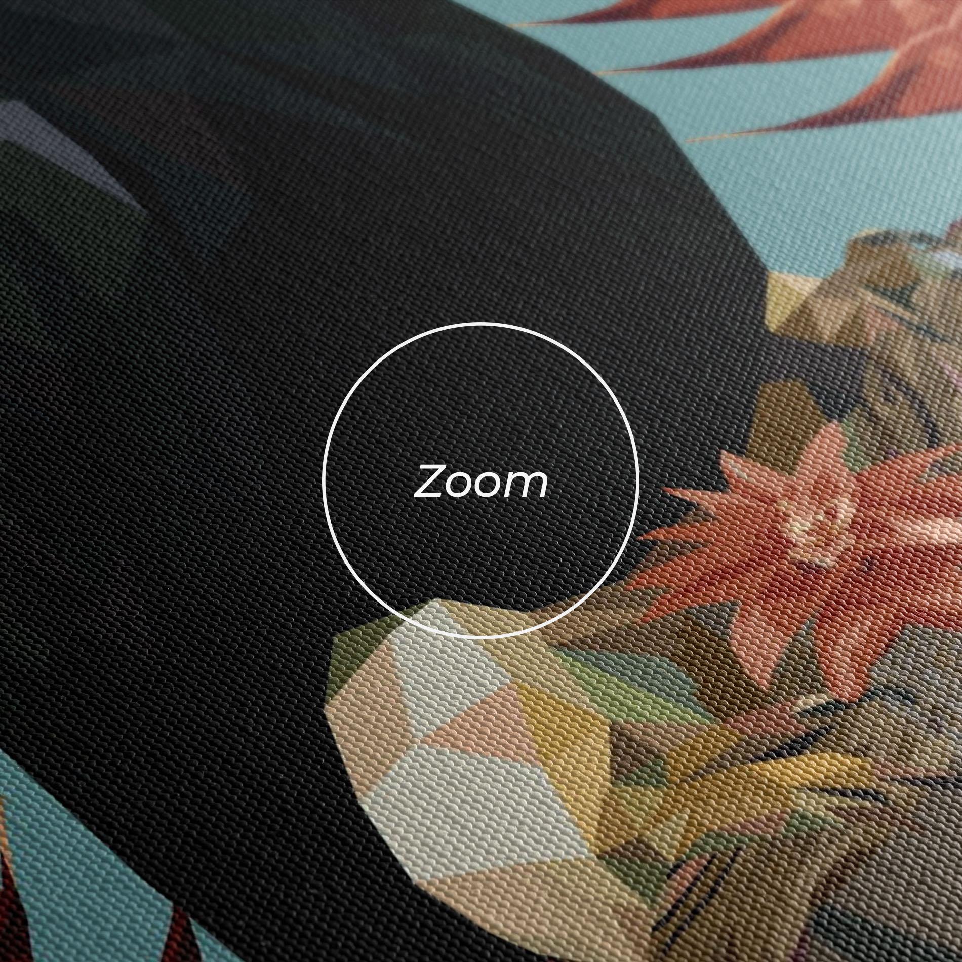 Vászonkép Black Interesting Bird mockup 3