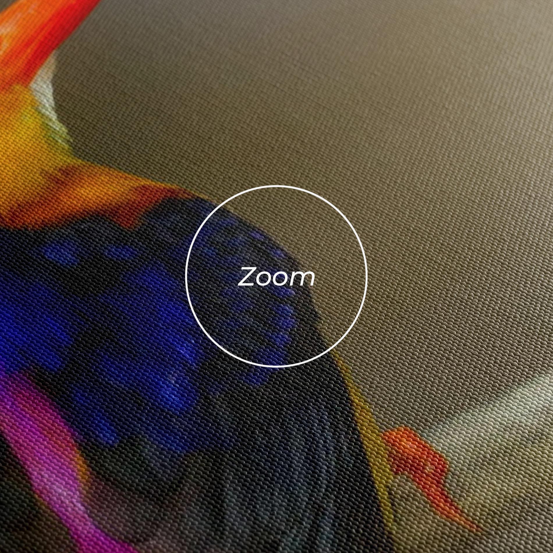Vászonkép Colorful Bird mockup 3