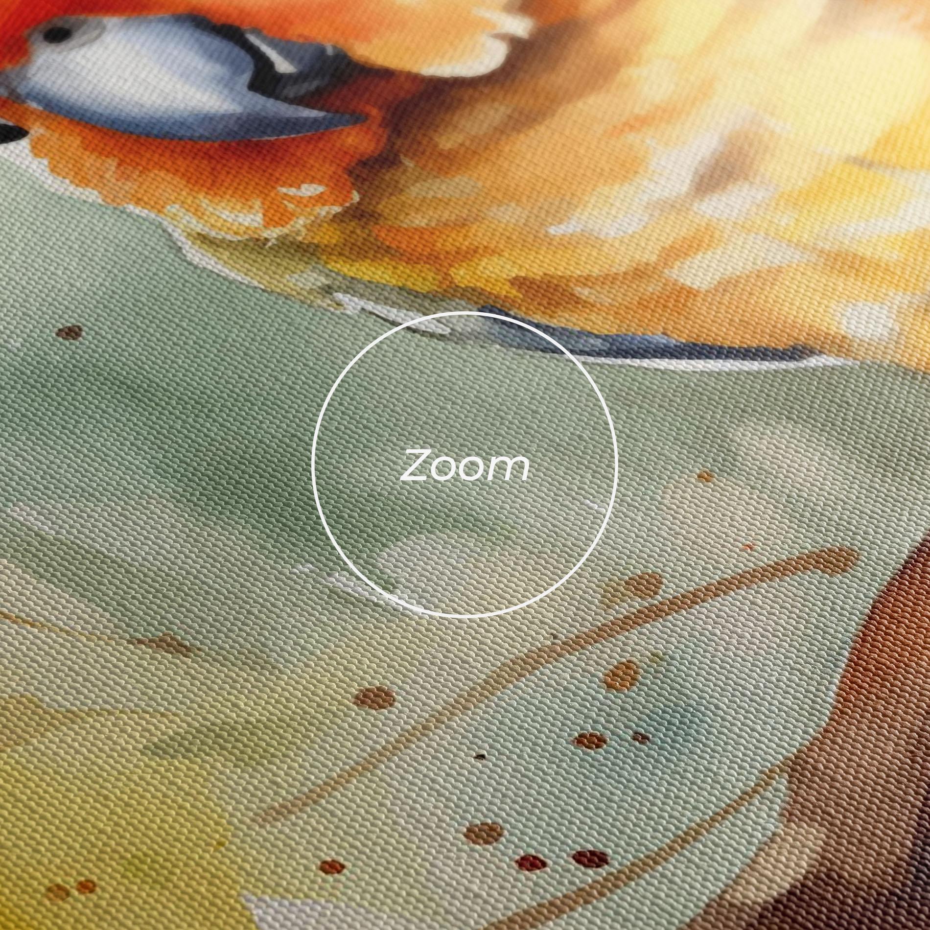 Vászonkép Cute Baby Parrot mockup 3