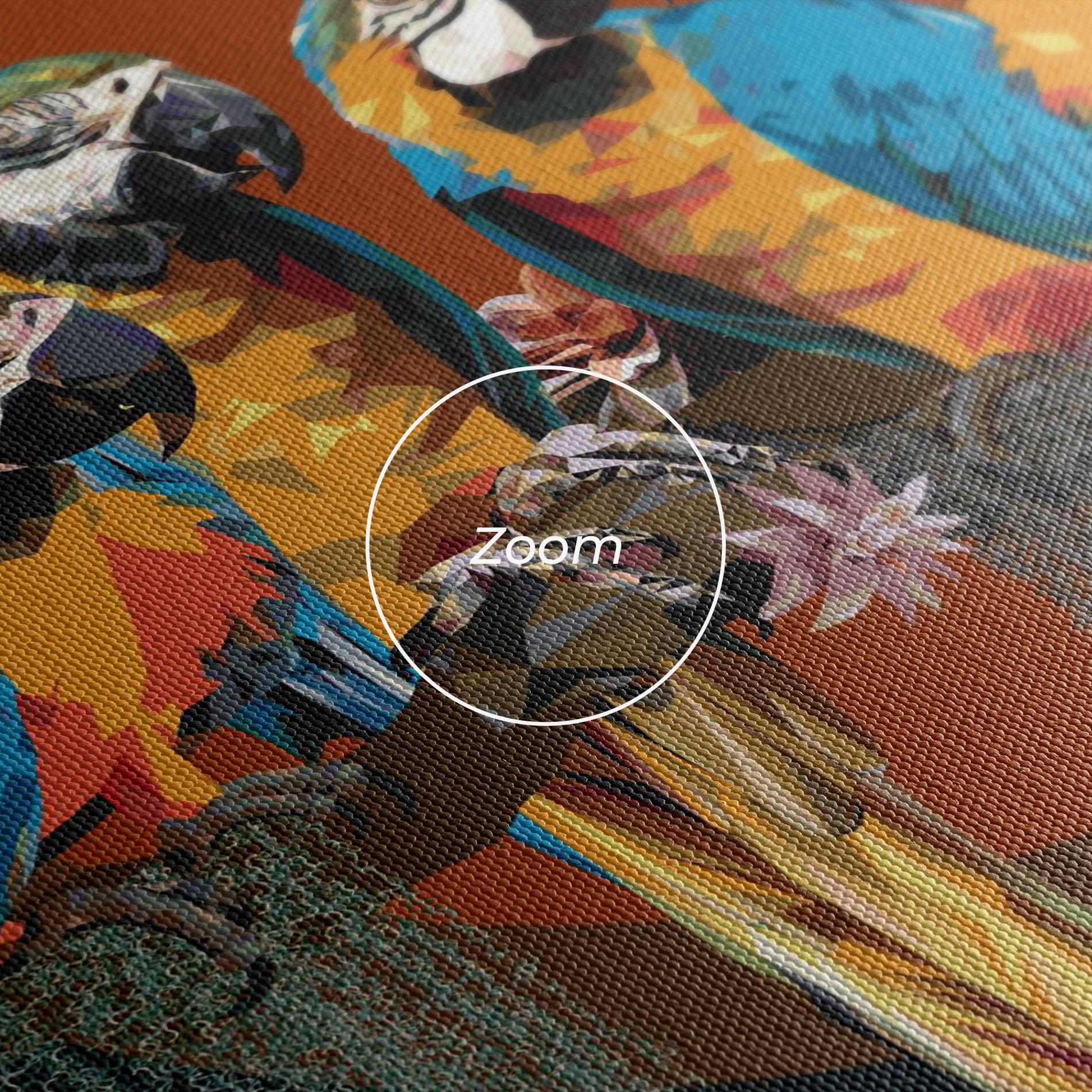 Vászonkép Parrot Couples mockup 3