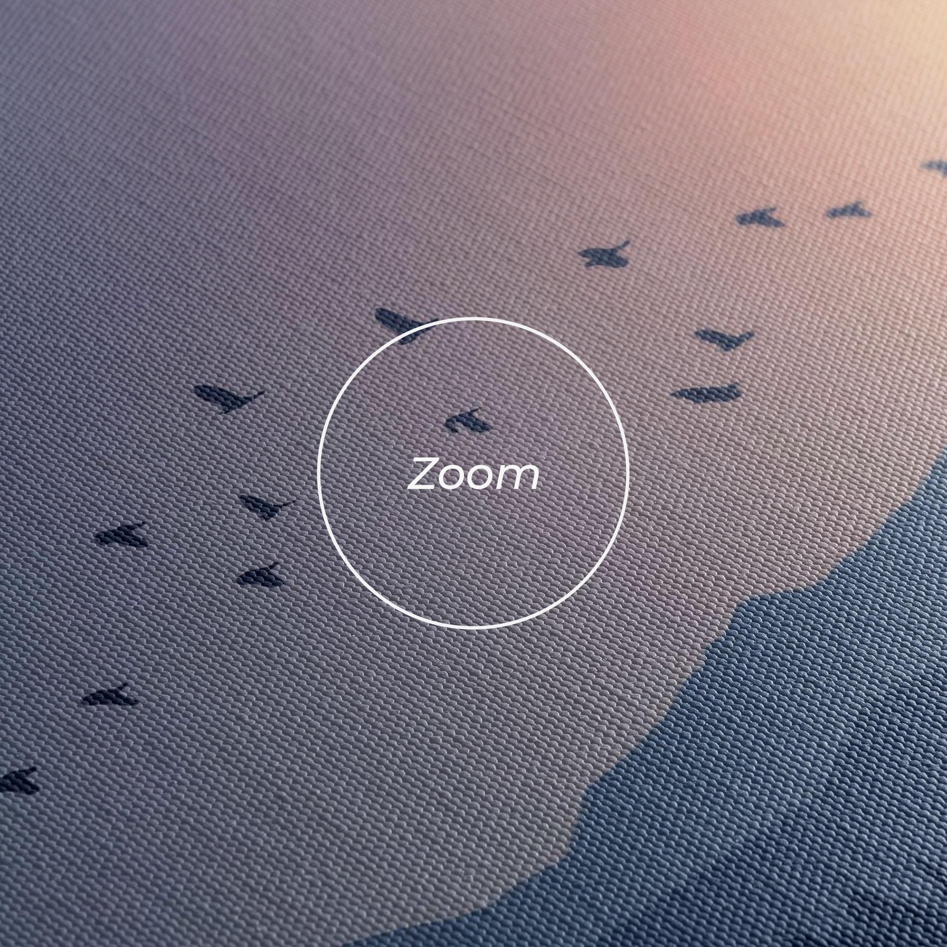 Vászonkép Sunset Birds View mockup 3