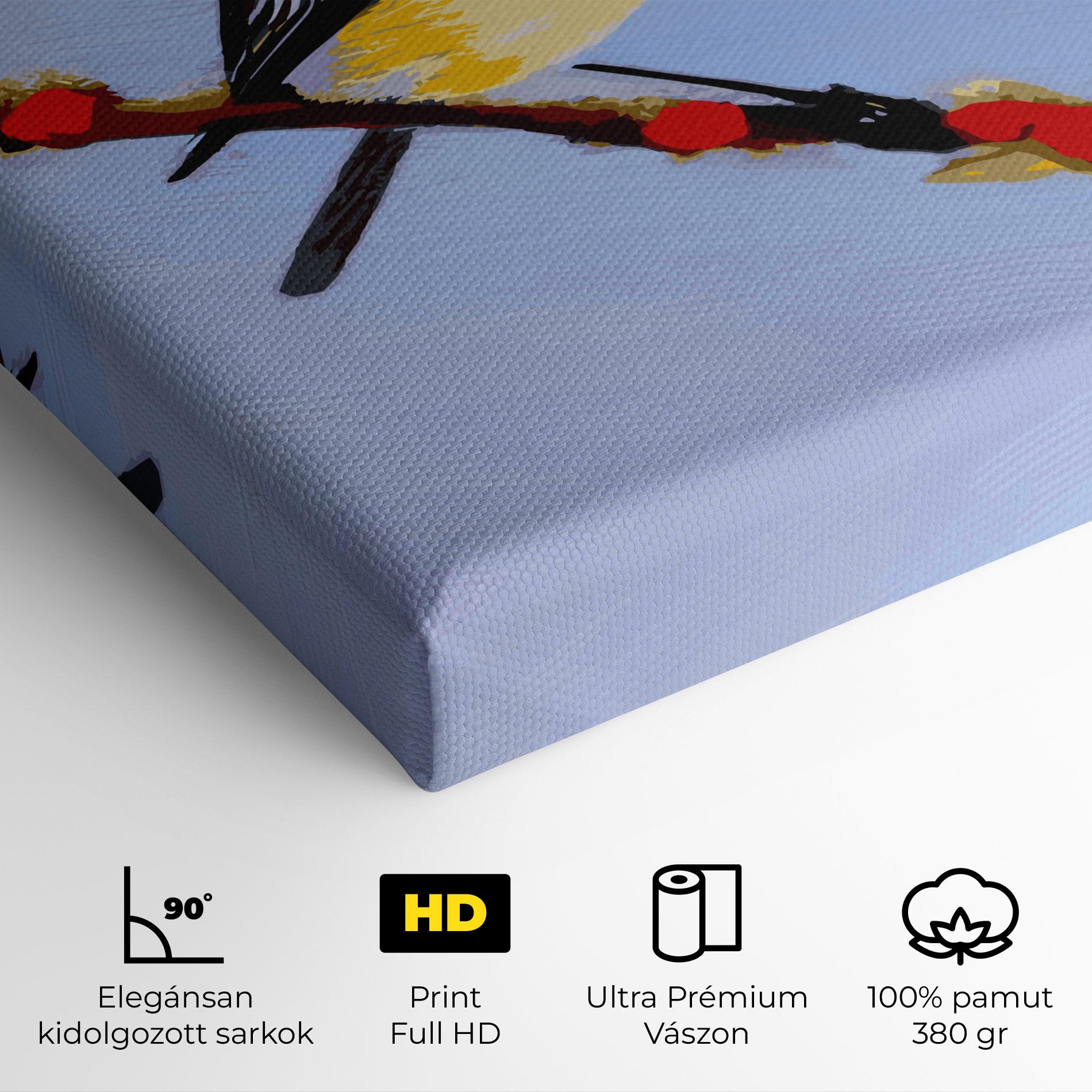 Vászonkép Bird Painting mockup 4