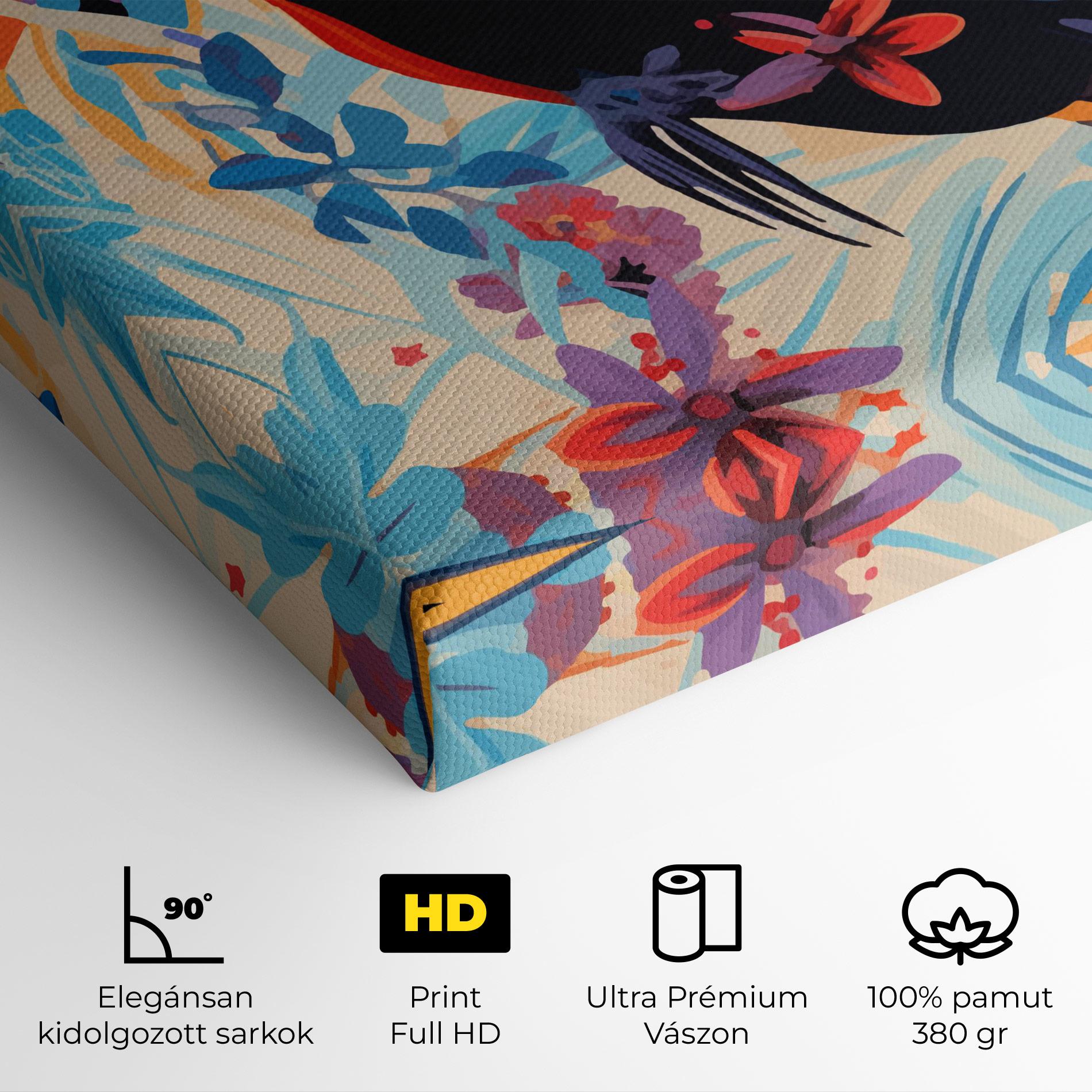 Vászonkép Colorful Toucan mockup 4