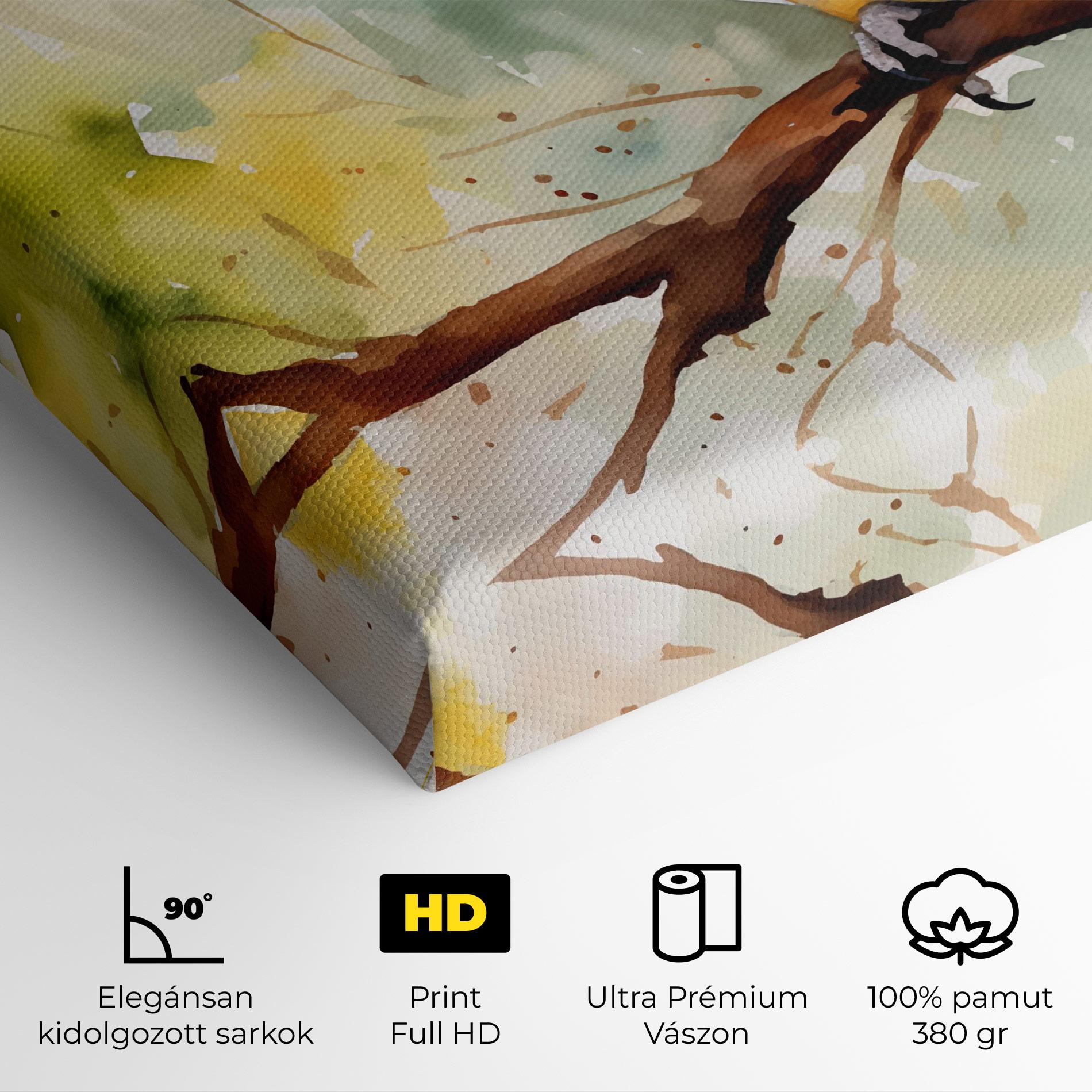 Vászonkép Cute Baby Parrot mockup 4