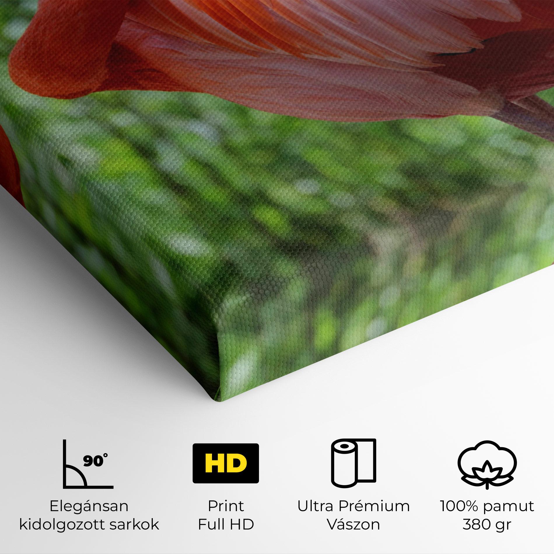 Vászonkép Red Flamingo mockup 4