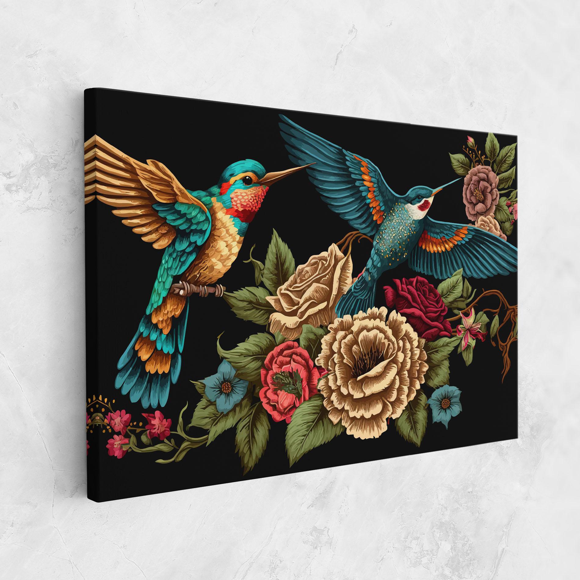 Vászonkép Blue Birds mockup 1