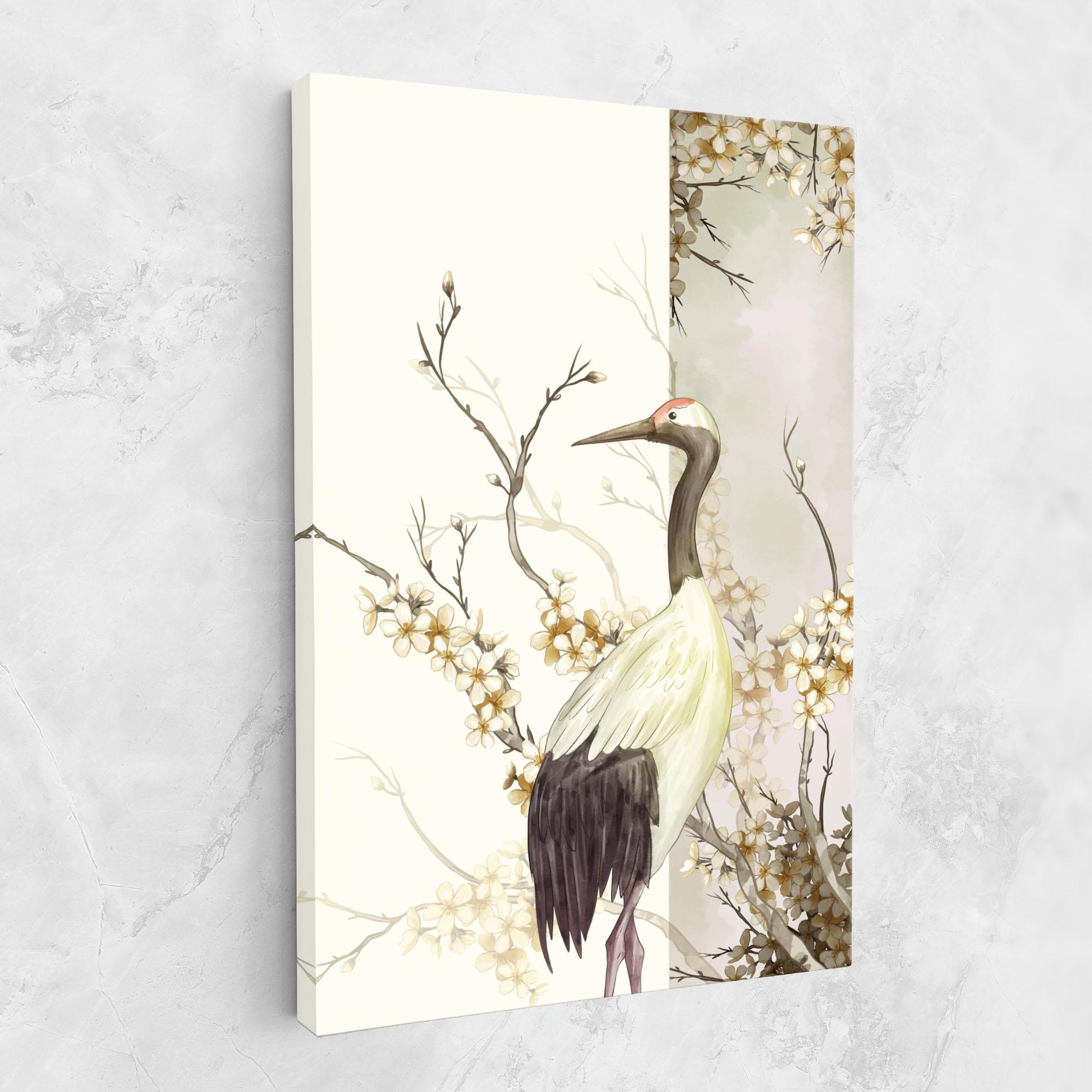 Vászonkép Asian Bird mockup 1