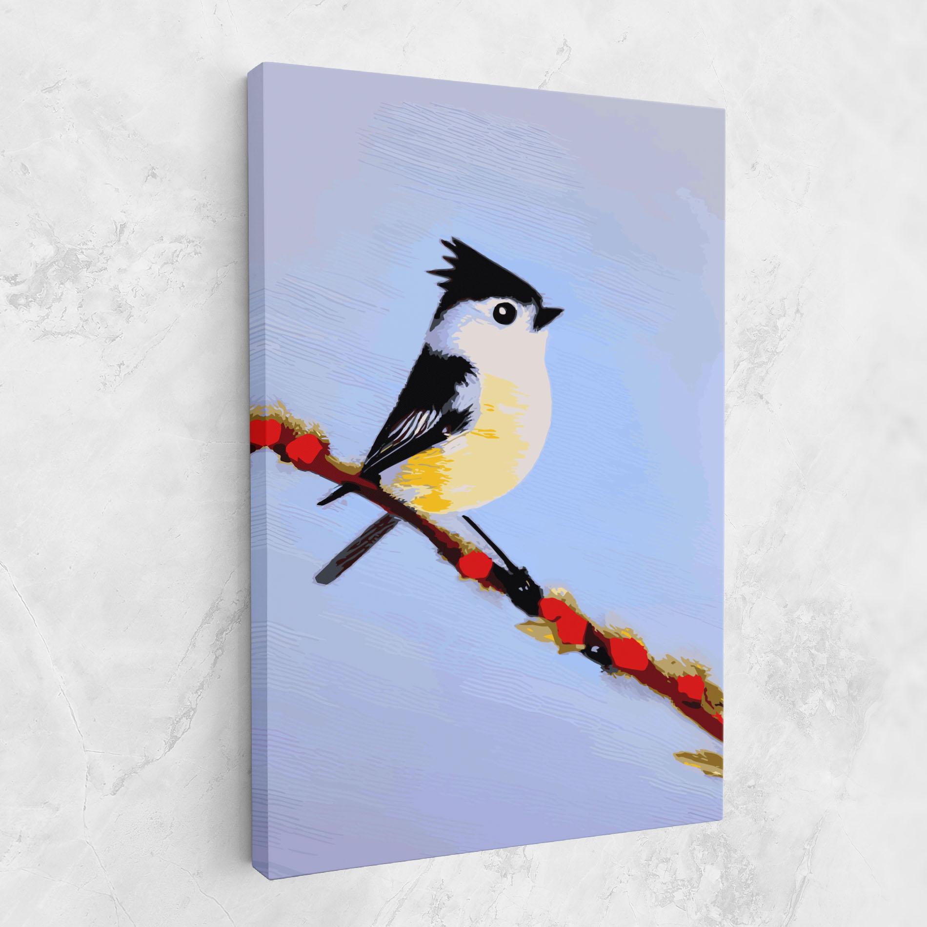 Vászonkép Bird Painting mockup 1