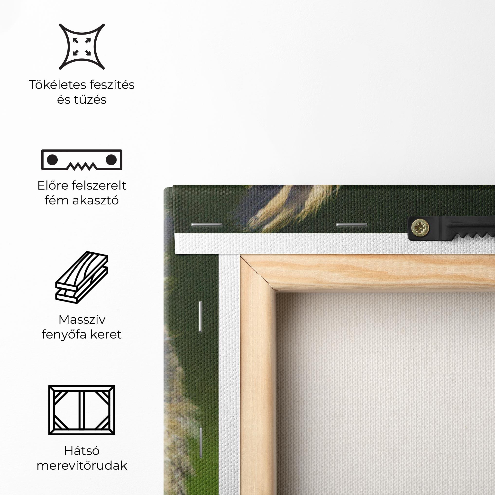 Vászonkép Angry Owl mockup 5