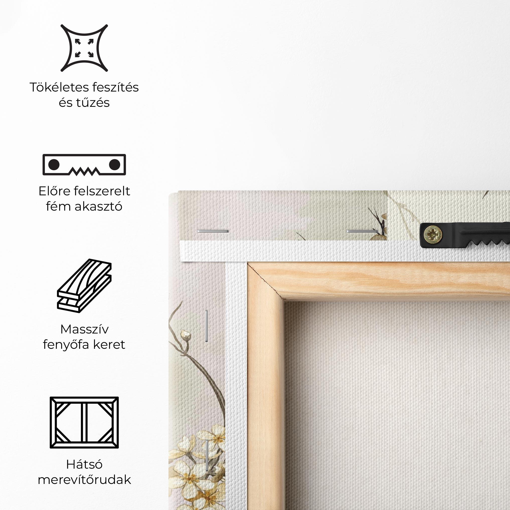 Vászonkép Asian Bird mockup 5