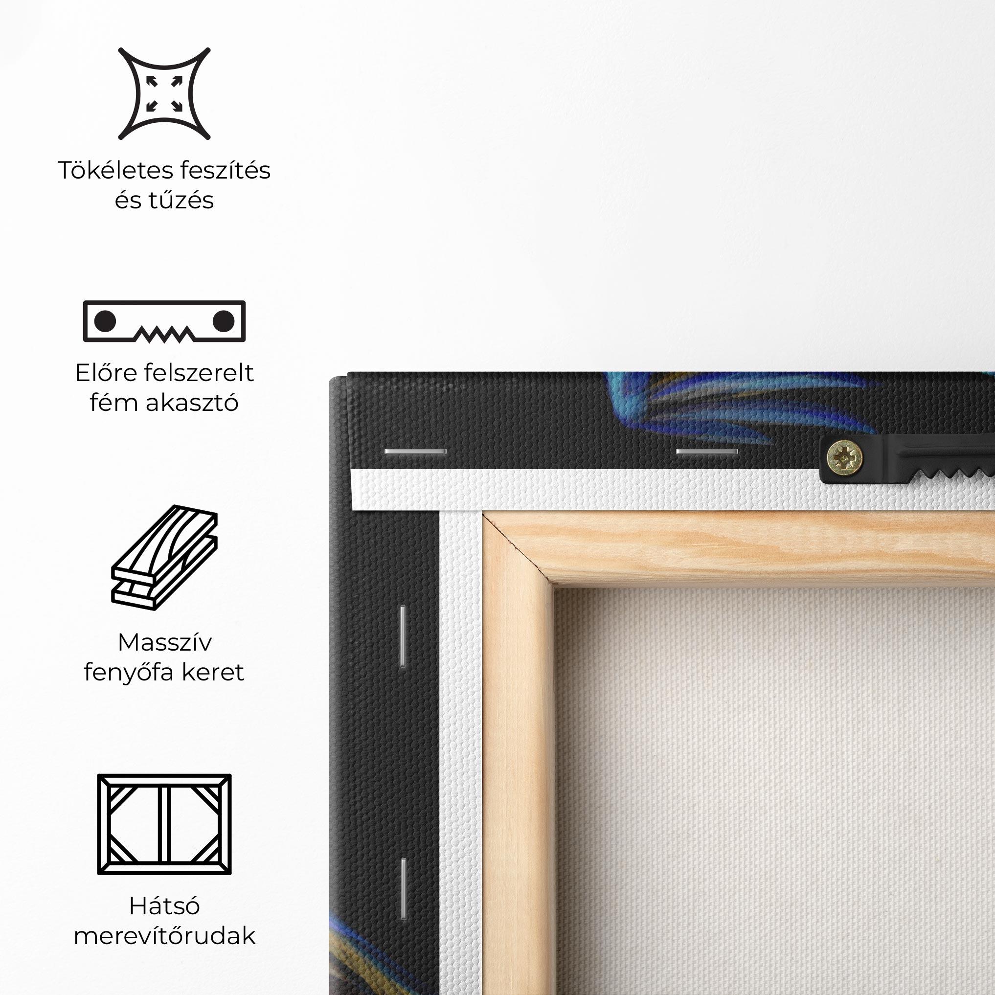 Vászonkép Parrot Flying mockup 5