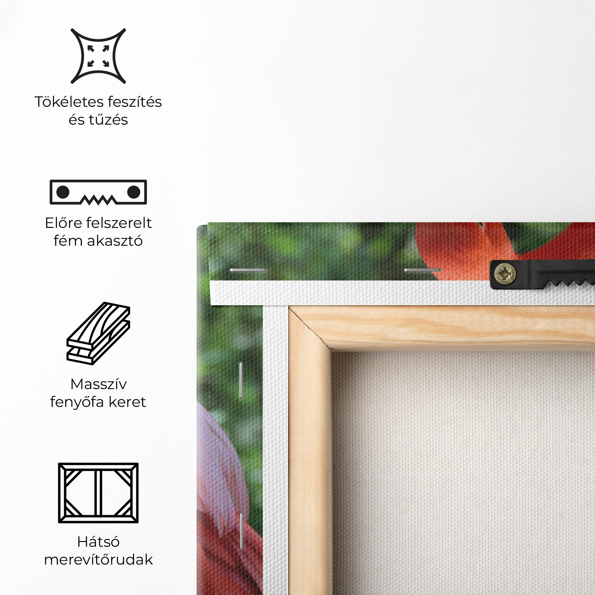 Vászonkép Red Flamingo mockup 5