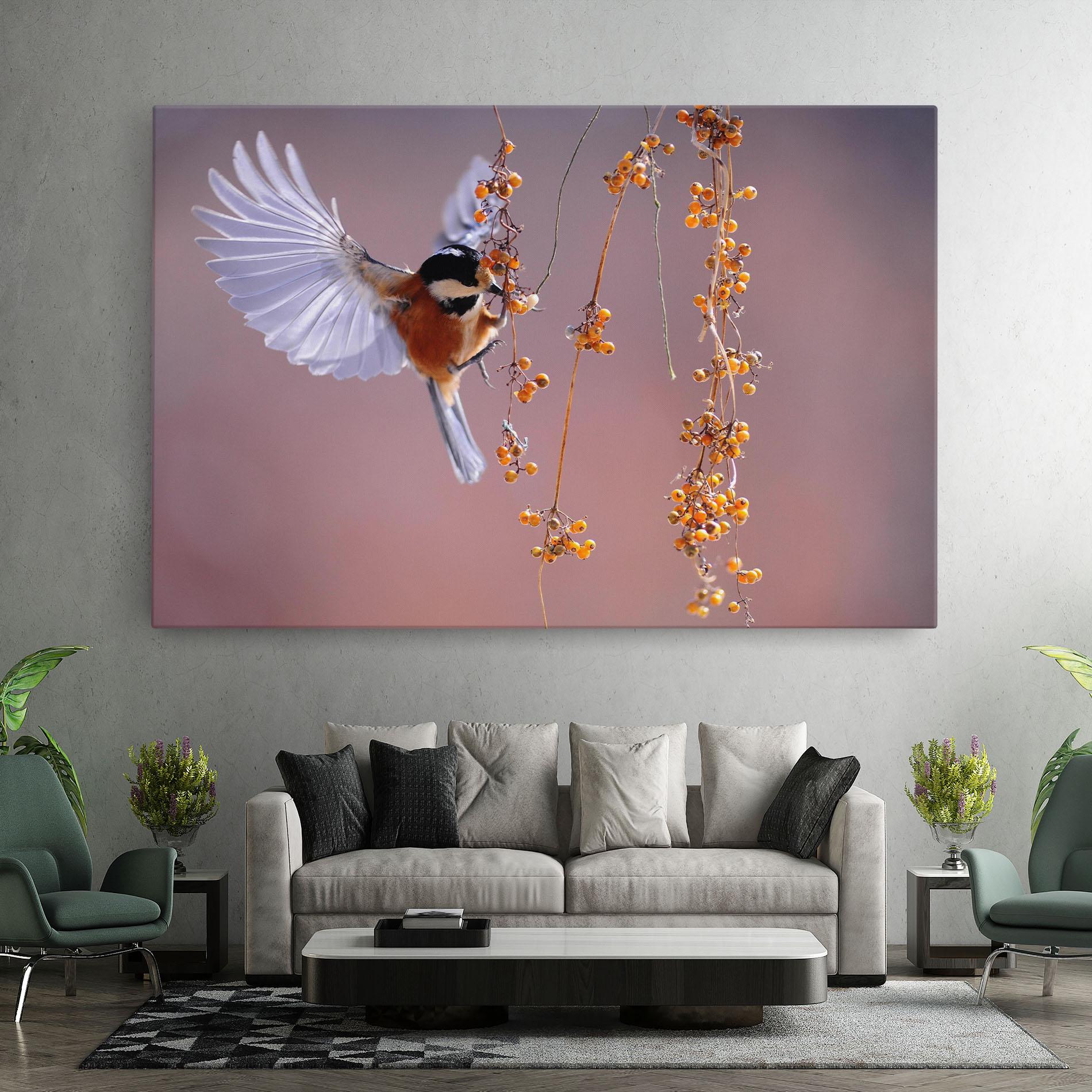 Vászonkép Woodpecker mockup 7