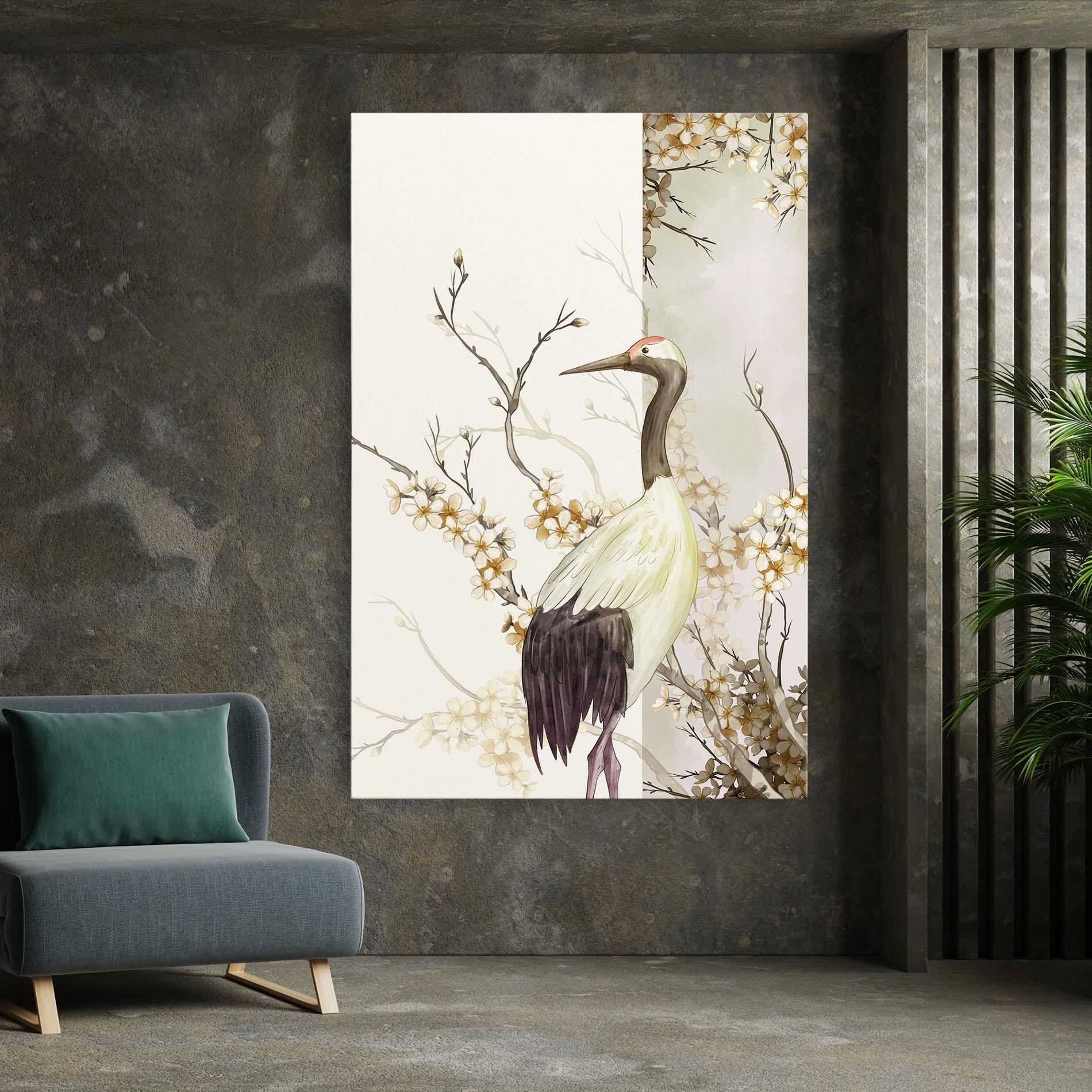 Vászonkép Asian Bird mockup 7