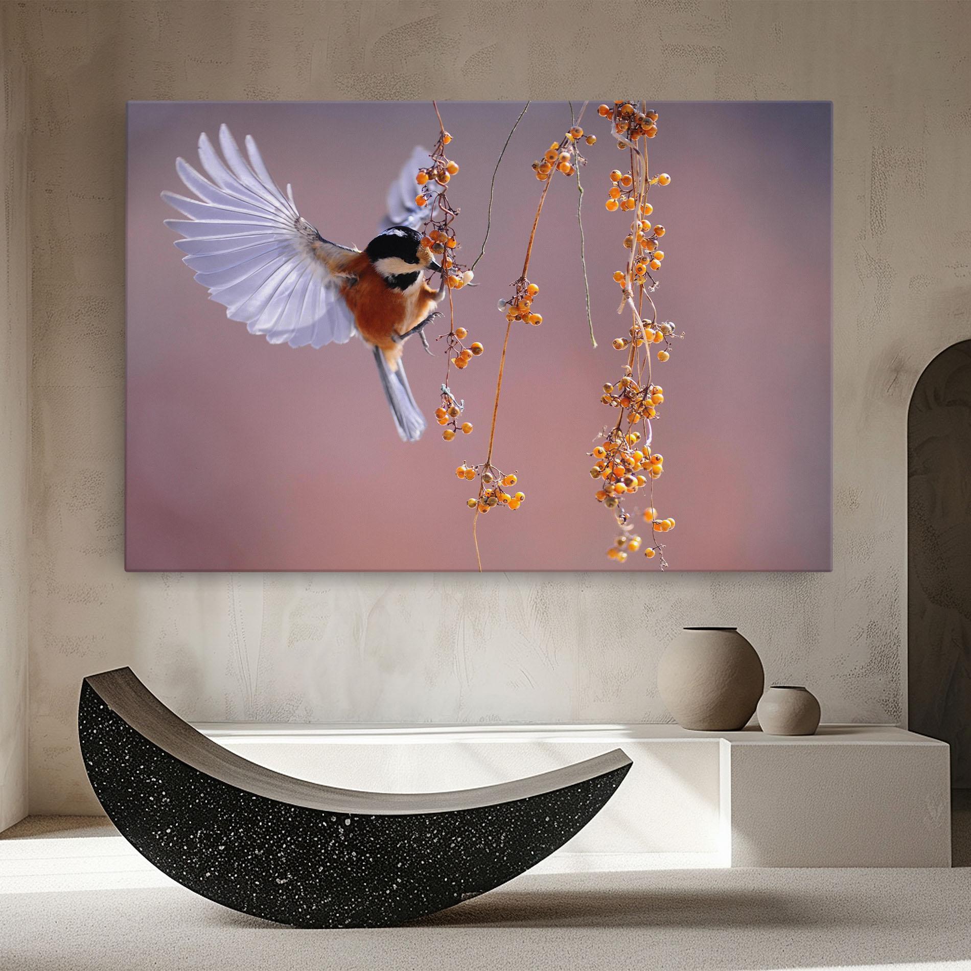 Vászonkép Woodpecker mockup 8