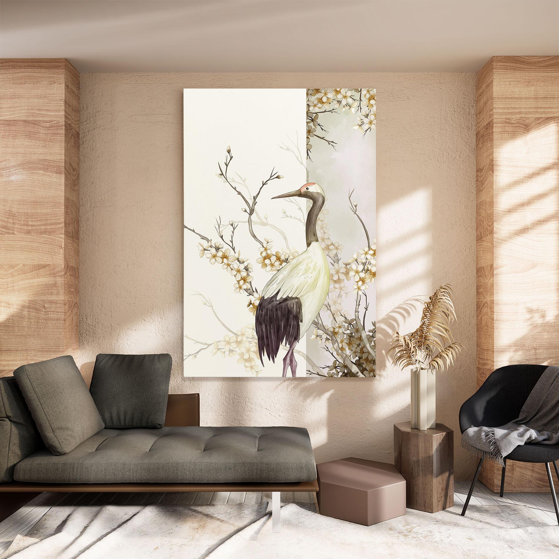 Vászonkép Asian Bird mockup 8