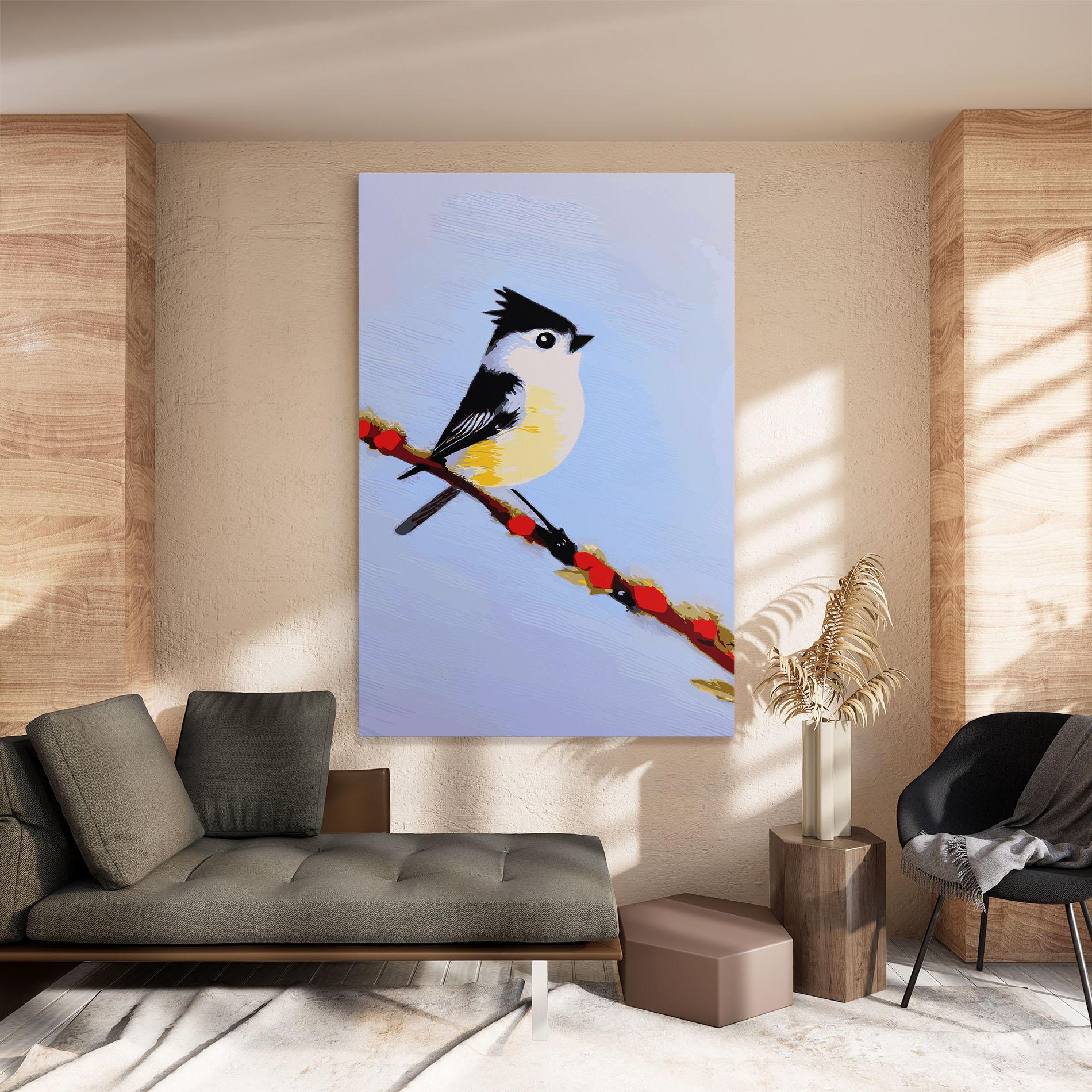 Vászonkép Bird Painting mockup 8
