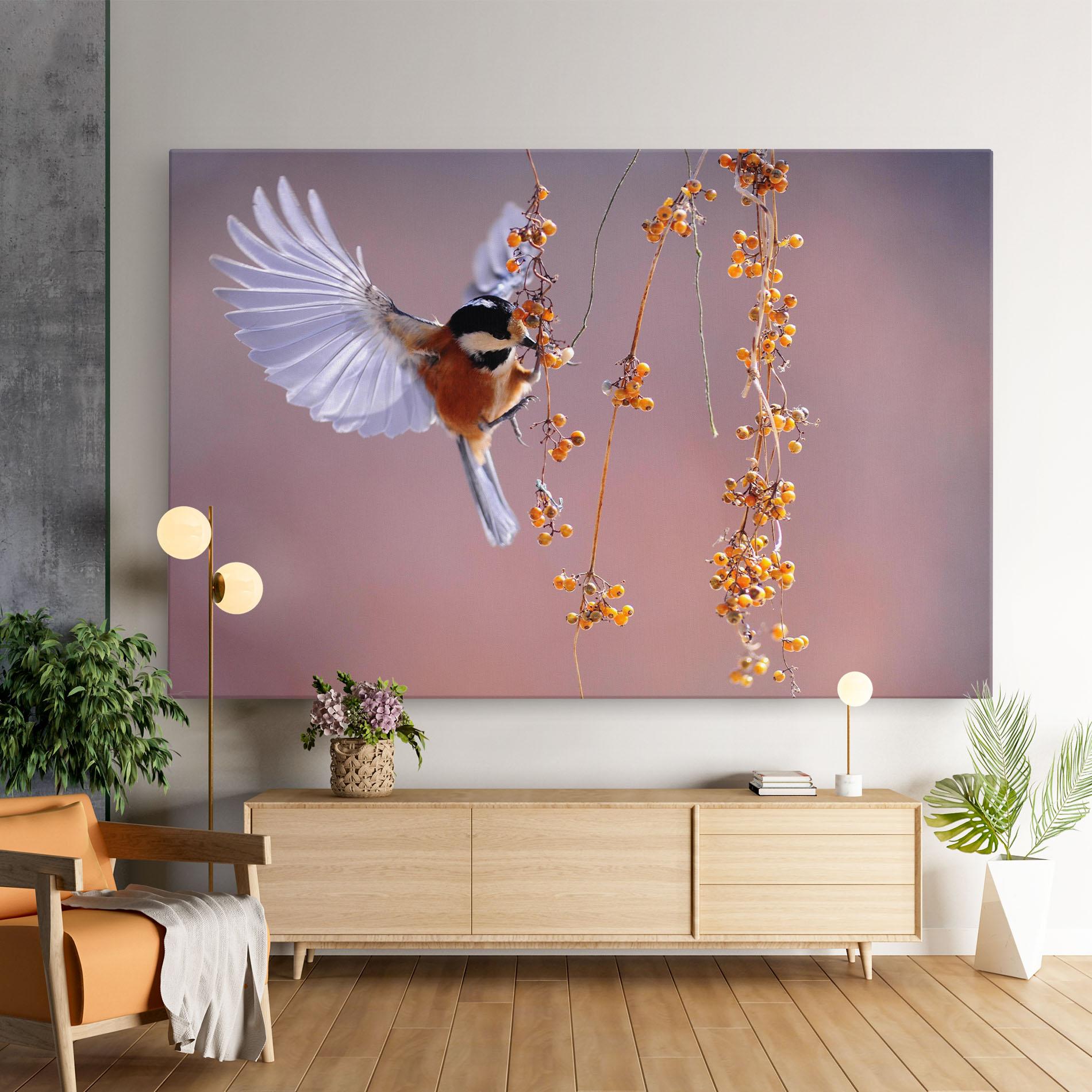 Vászonkép Woodpecker mockup 9