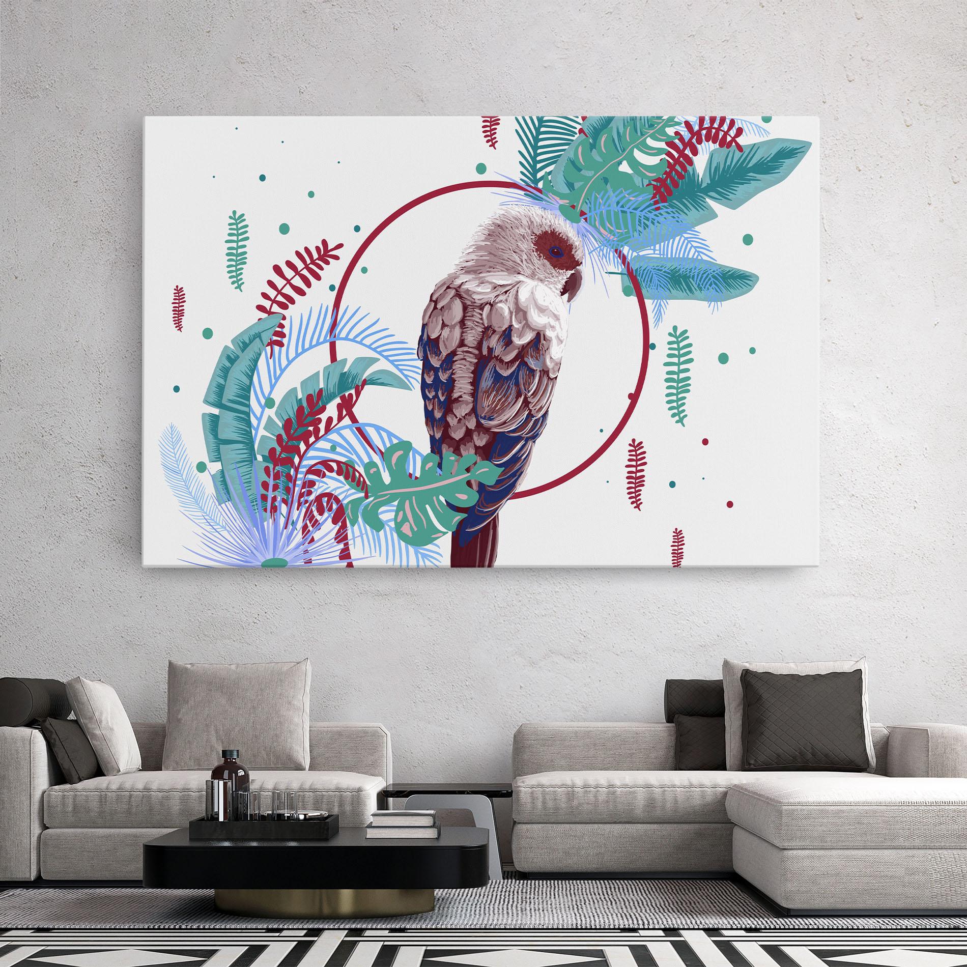 Vászonkép Bright Bird mockup 2