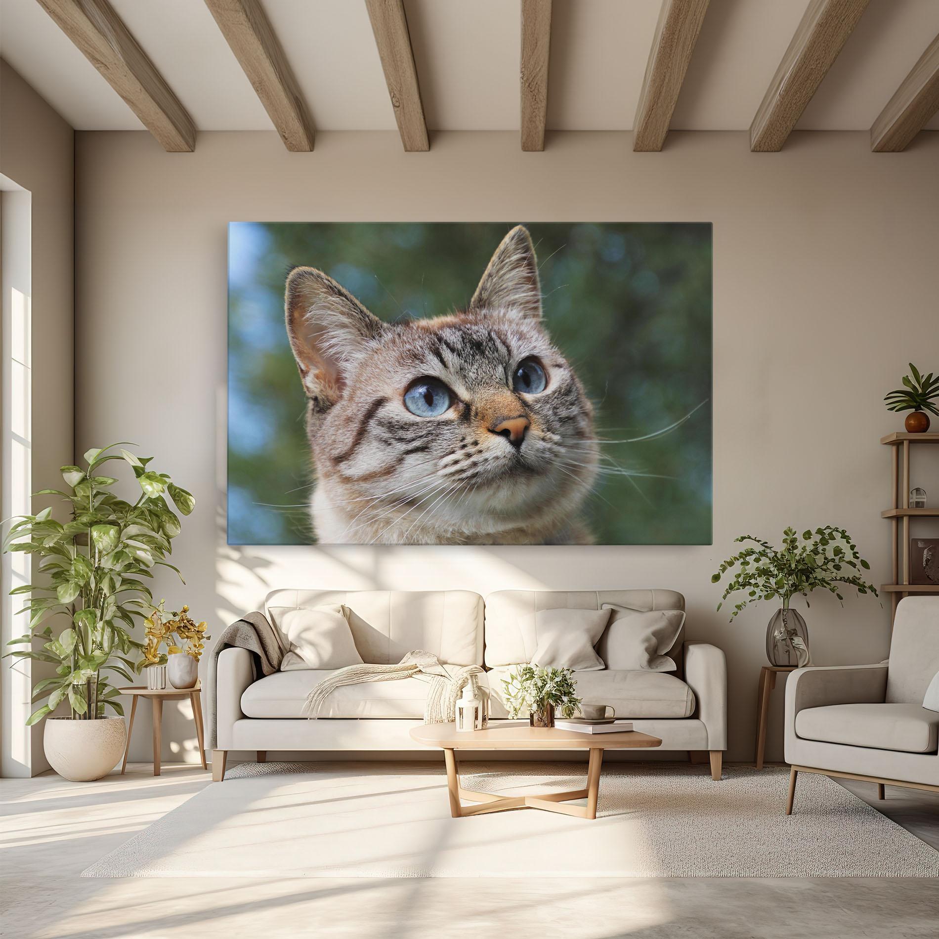 Vászonkép Blue Eyes Cutie mockup 6