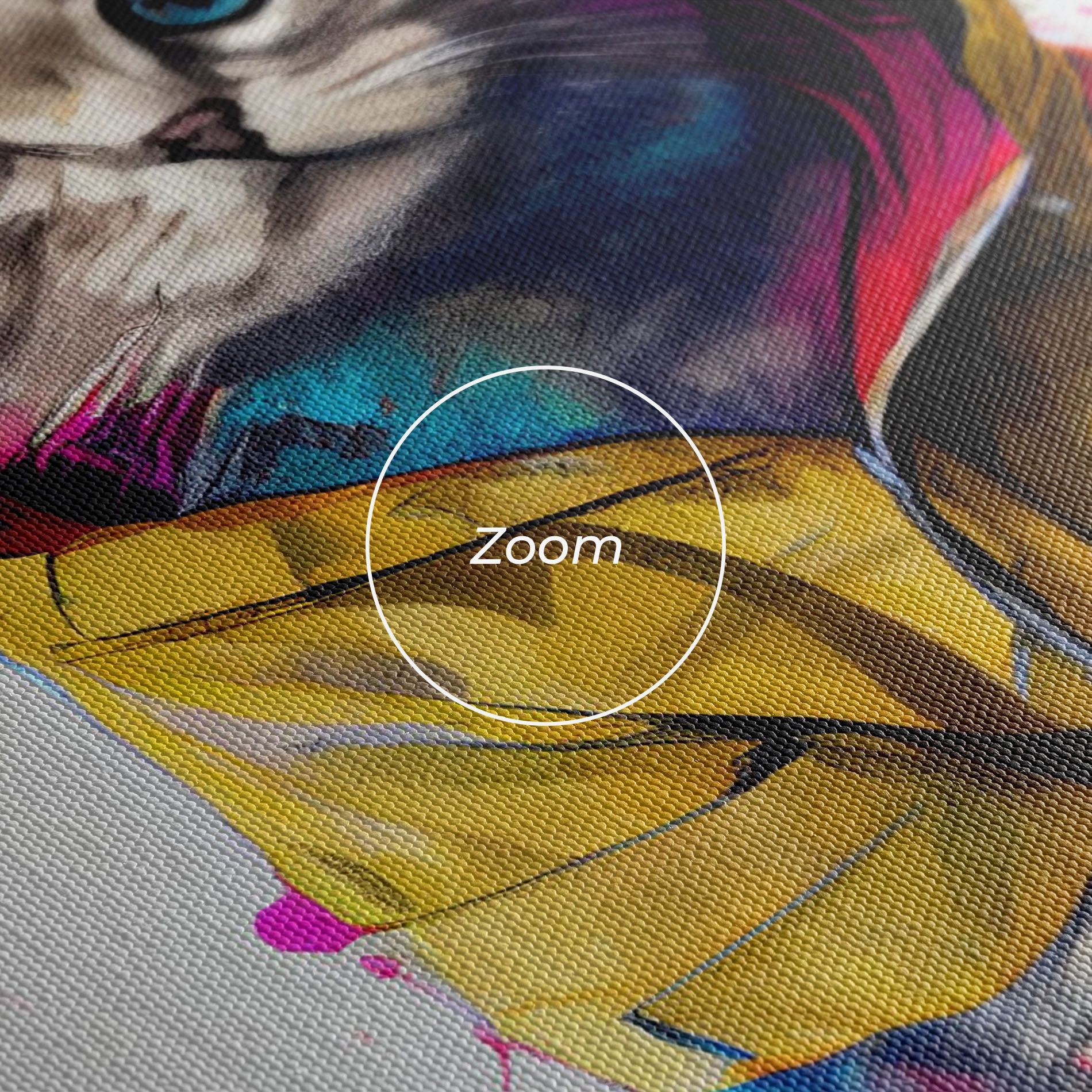 Fluffy Kitten With Clothes mockup 3