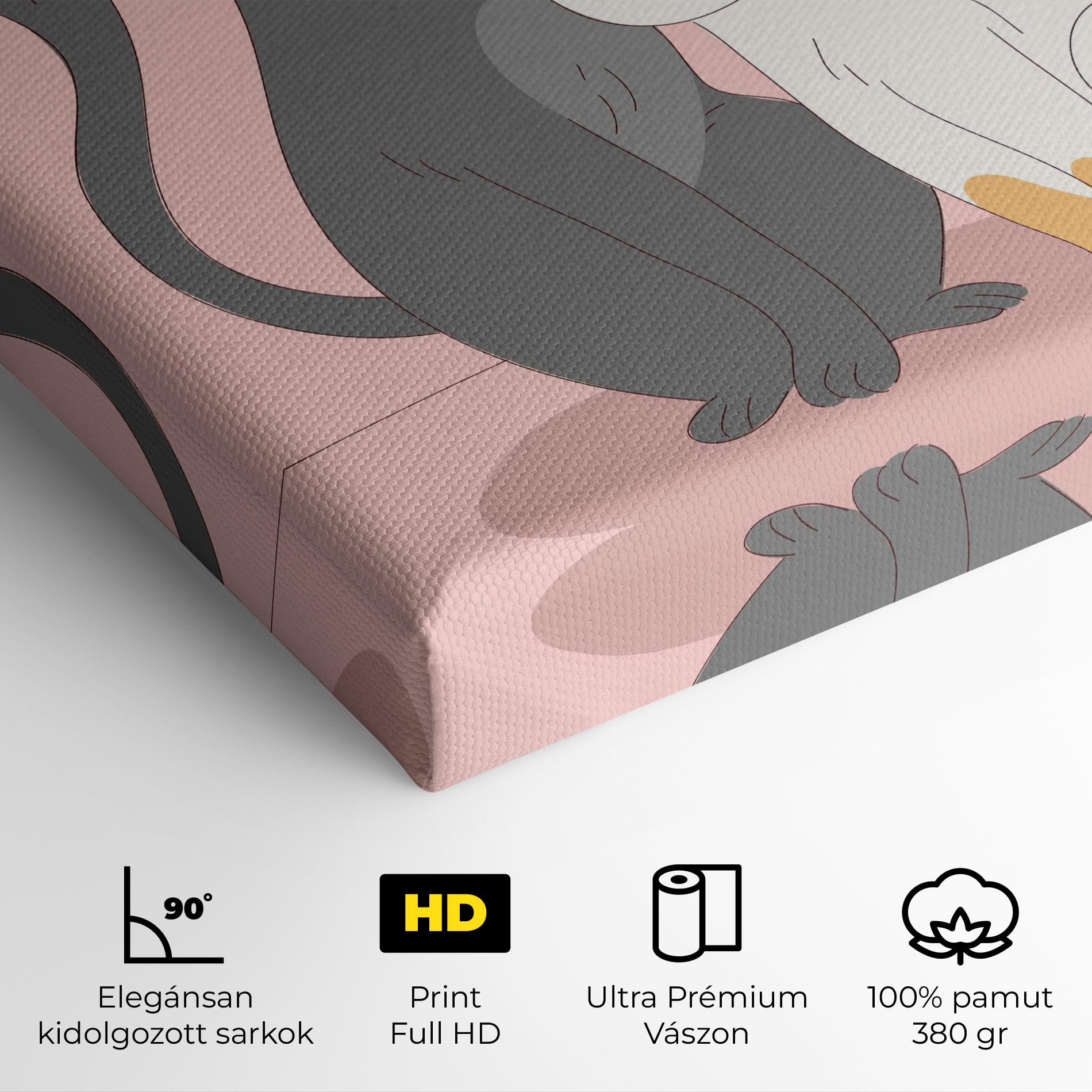 Vászonkép Lover Cats mockup 4
