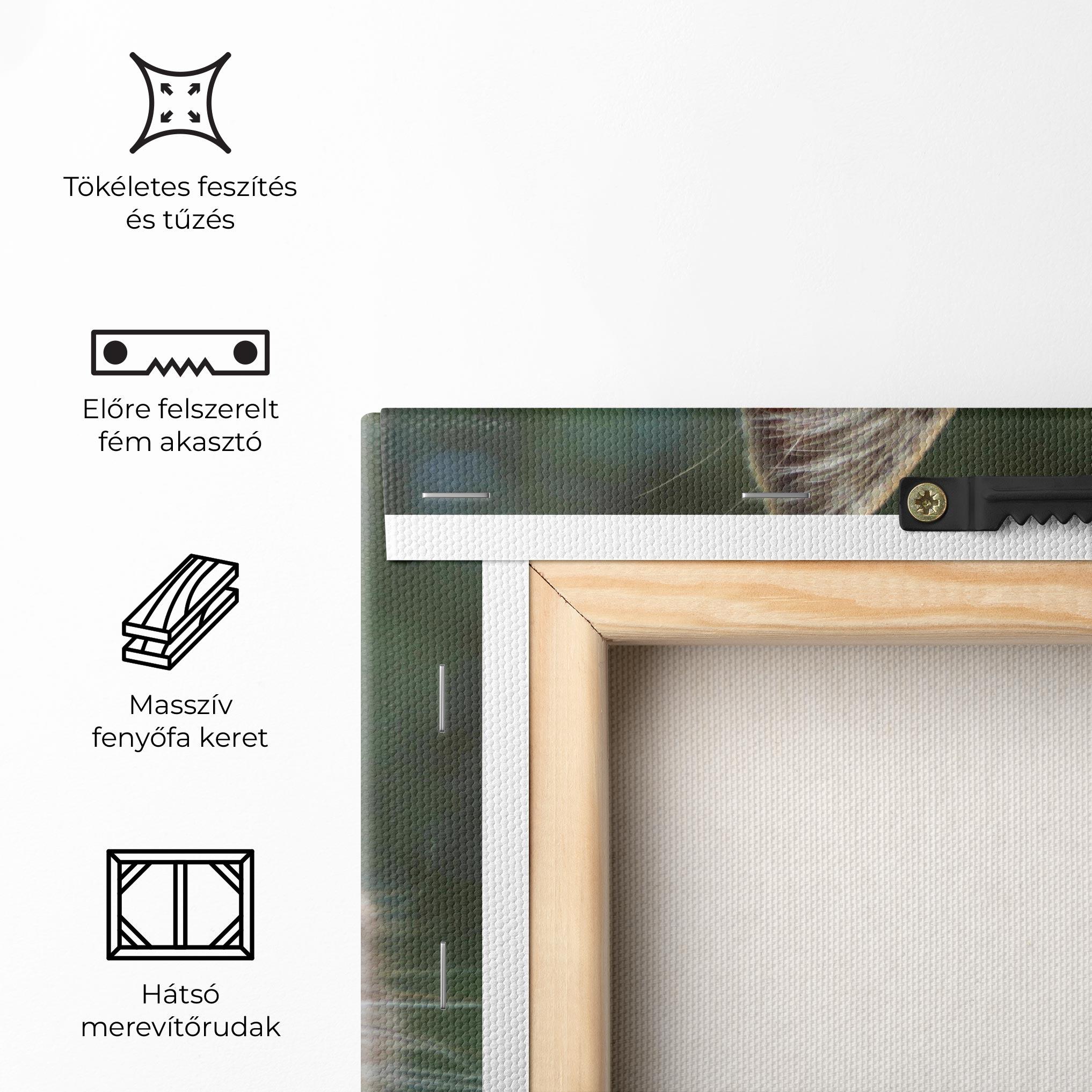 Vászonkép Blue Eyes Cutie mockup 5